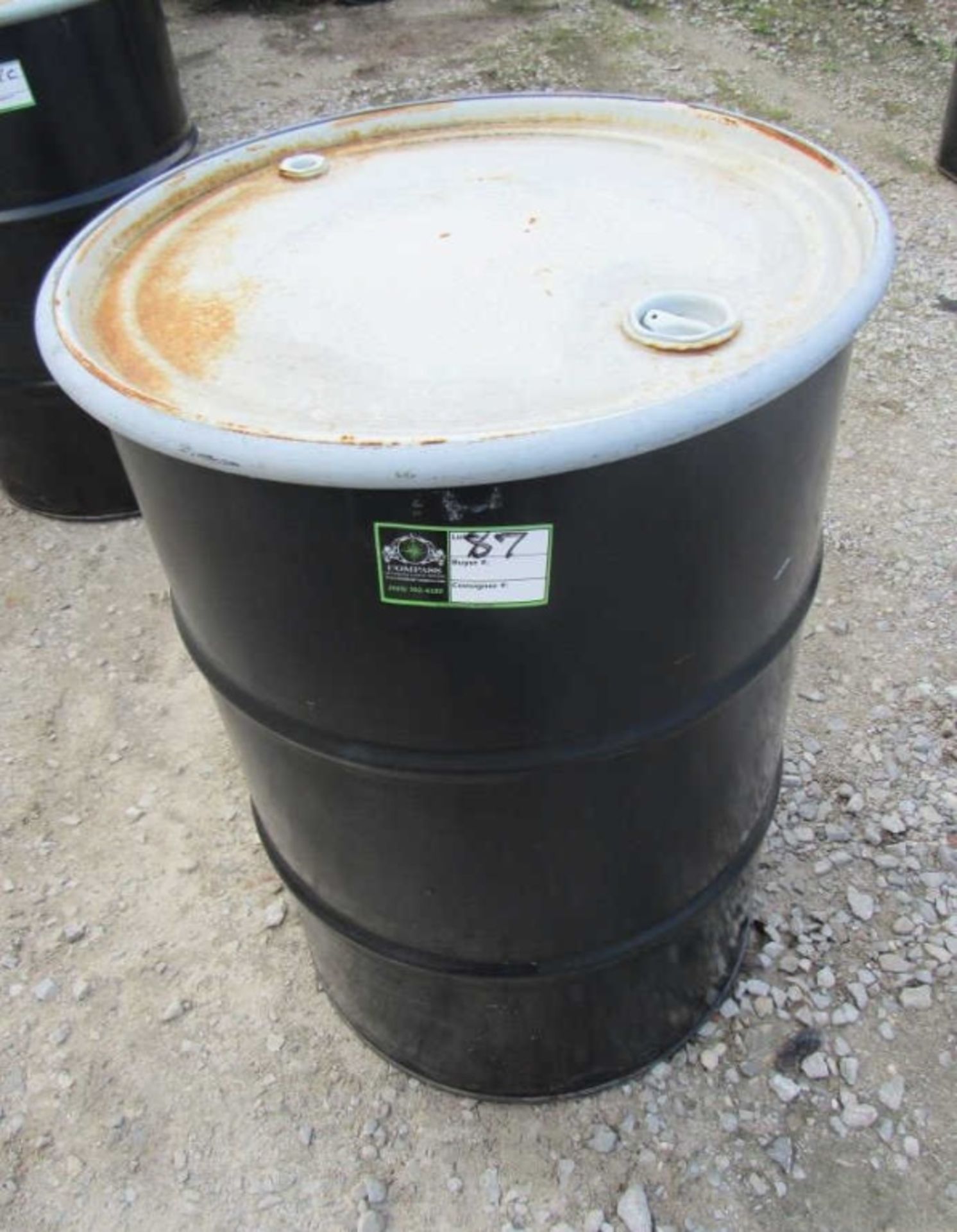 "New" 55 Gal Metal Barrel- - Image 2 of 6