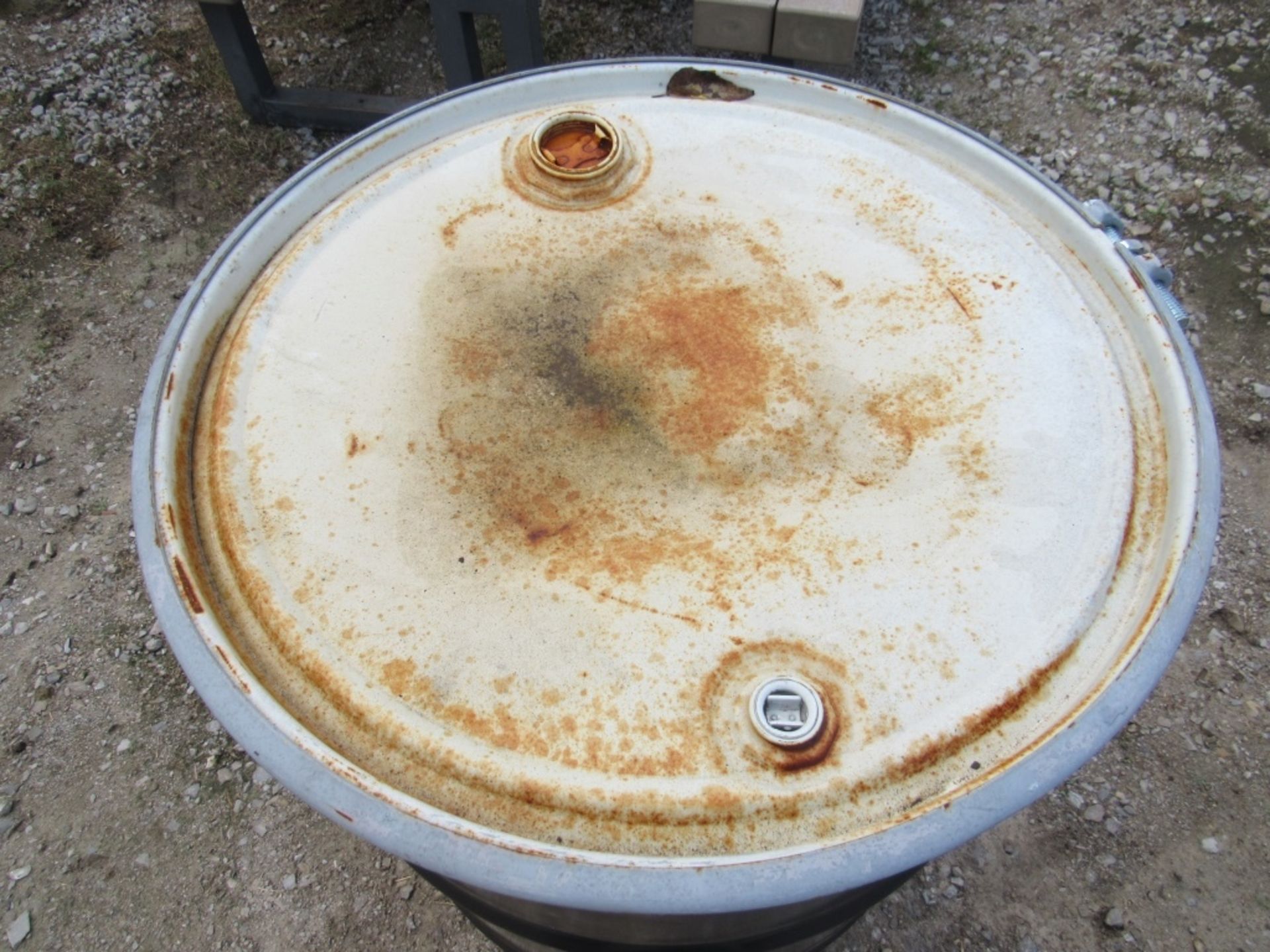 "New" 55 Gal Metal Barrel- - Image 2 of 5