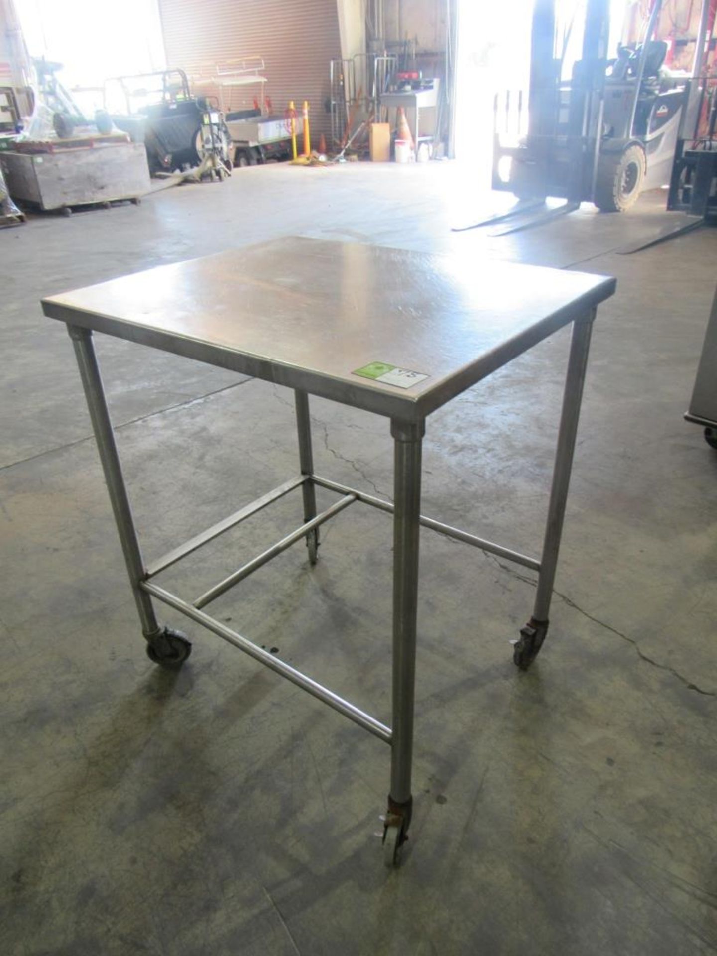 Stainless Steel Rolling Table- - Image 2 of 11