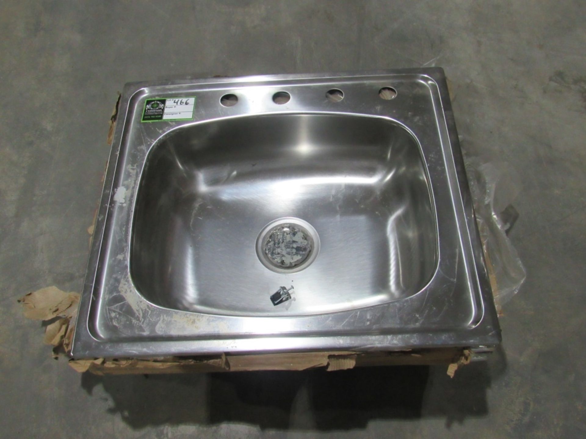 (qty - 4) Stainless Steel Sinks-