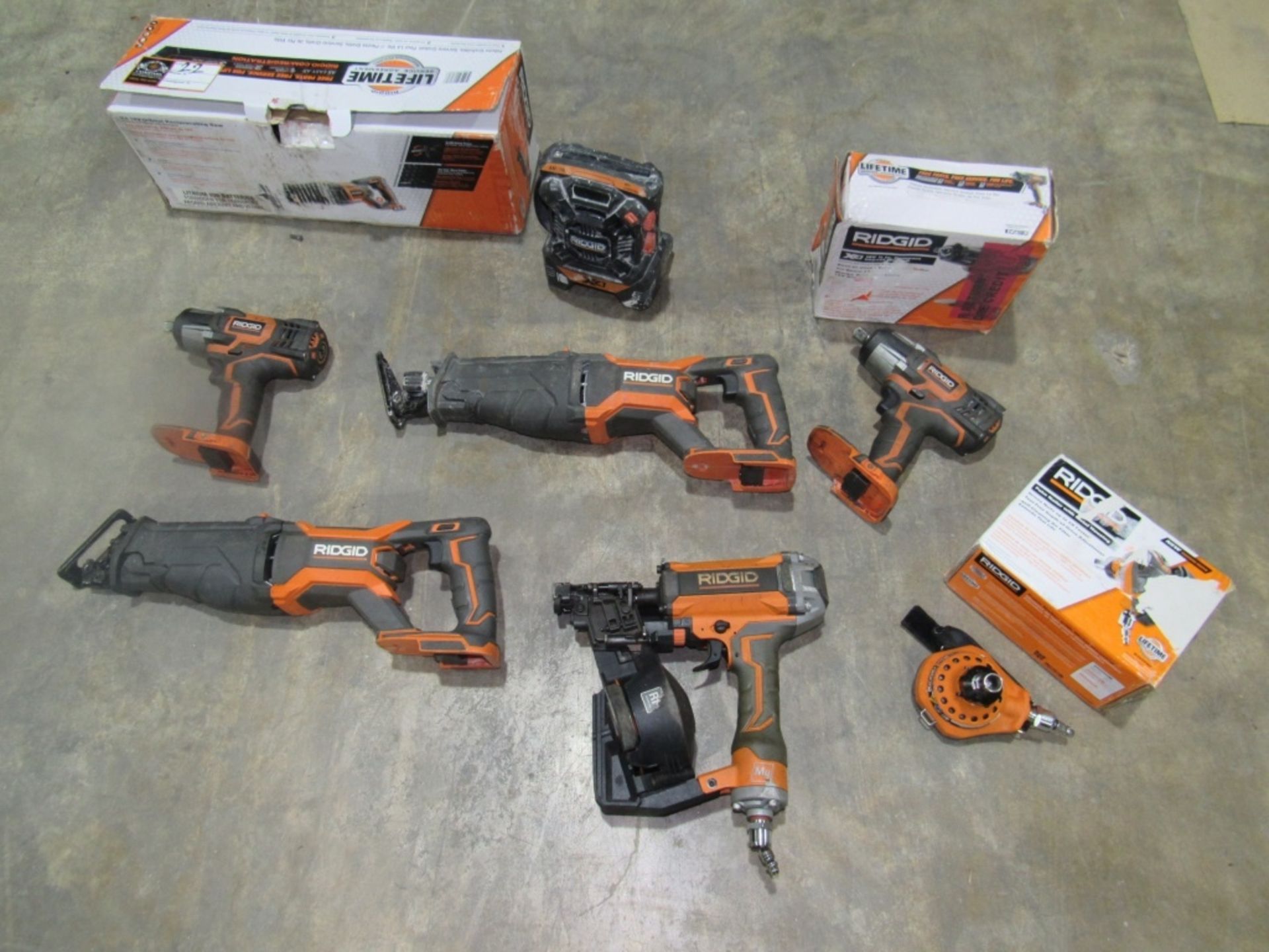 Assorted Battery Powered and Pneumatic Tools-