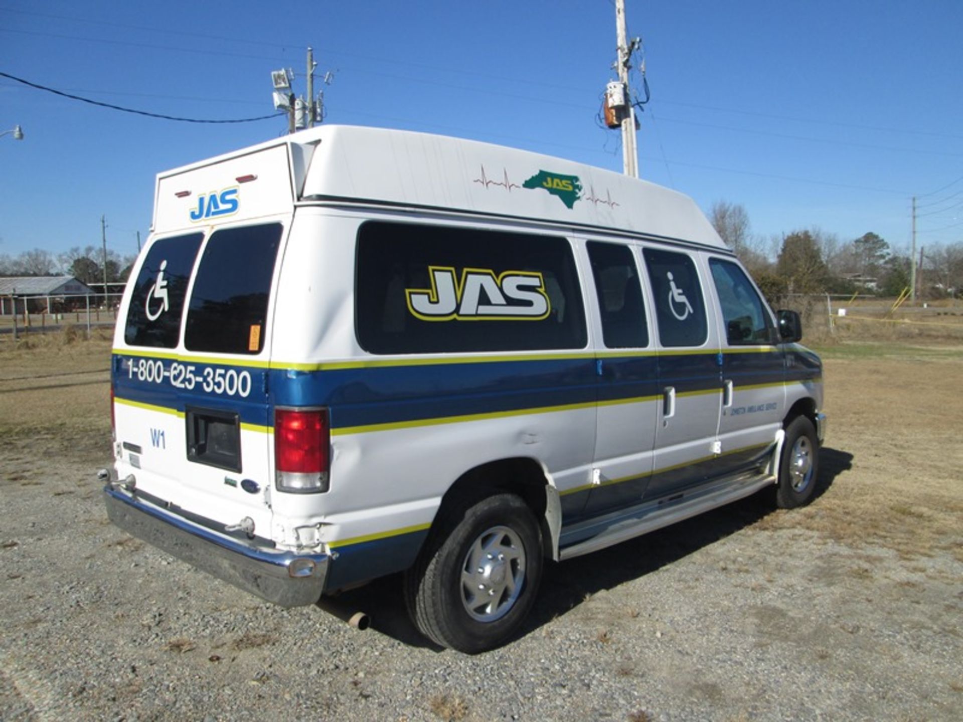 2010 FORD E250 GAS WHEEL CHAIR AEV INDUSTRIES VIN #1FTNE2EW6ADA128600 247,099 MILES UNIT #W-1 AEV - Image 3 of 6