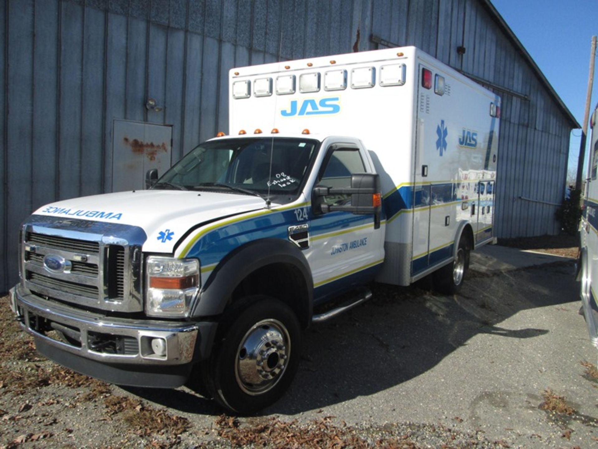 2008 FORD F450 DSL exhaust leak AEV VIN #1FDXF47R28EA83451 184,673 MILES UNIT #124 AEV VIN #