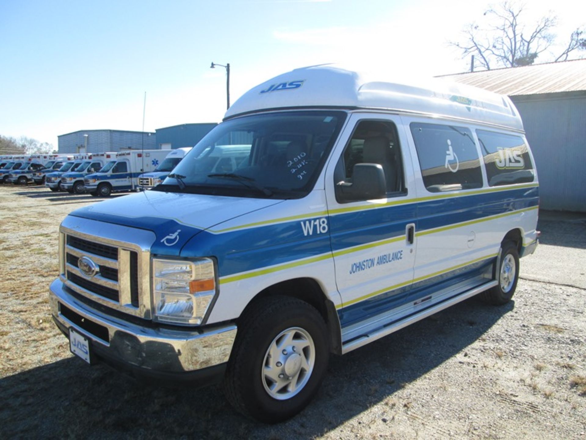 2010 FORD E250 WHEEL CHAIR AEV VIN #1FTNE2EW8ADA86362 212,308 MILES UNIT #W-18 AEV VIN #