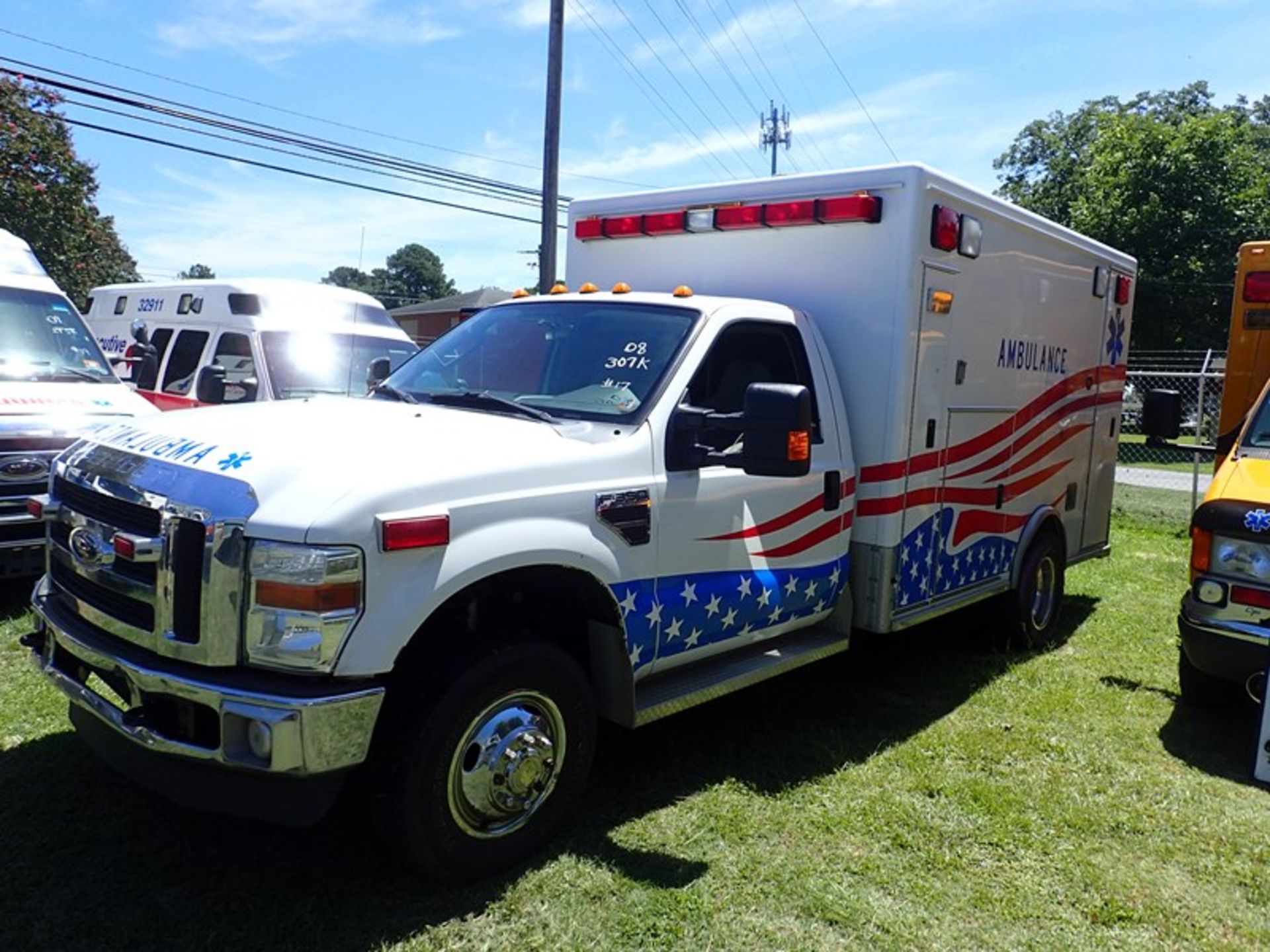 2008 Ford F350 Type III Amb 6.4 dsl McCoy Miller body vin #1FDWF37R98EC88674 307,731 mileage