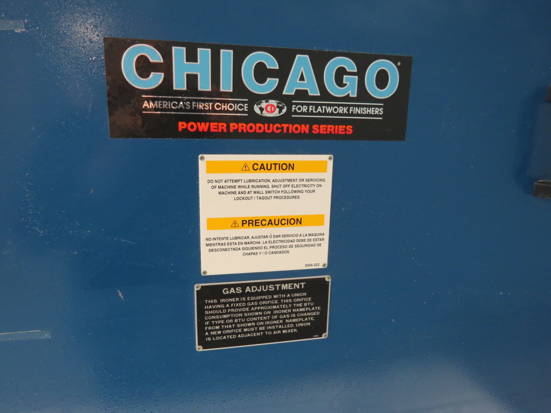 Chicago press with electronic flame; safeguard protection Mod. 90 S/N 45304 Mrx. BTV710000 Gas - Image 12 of 20