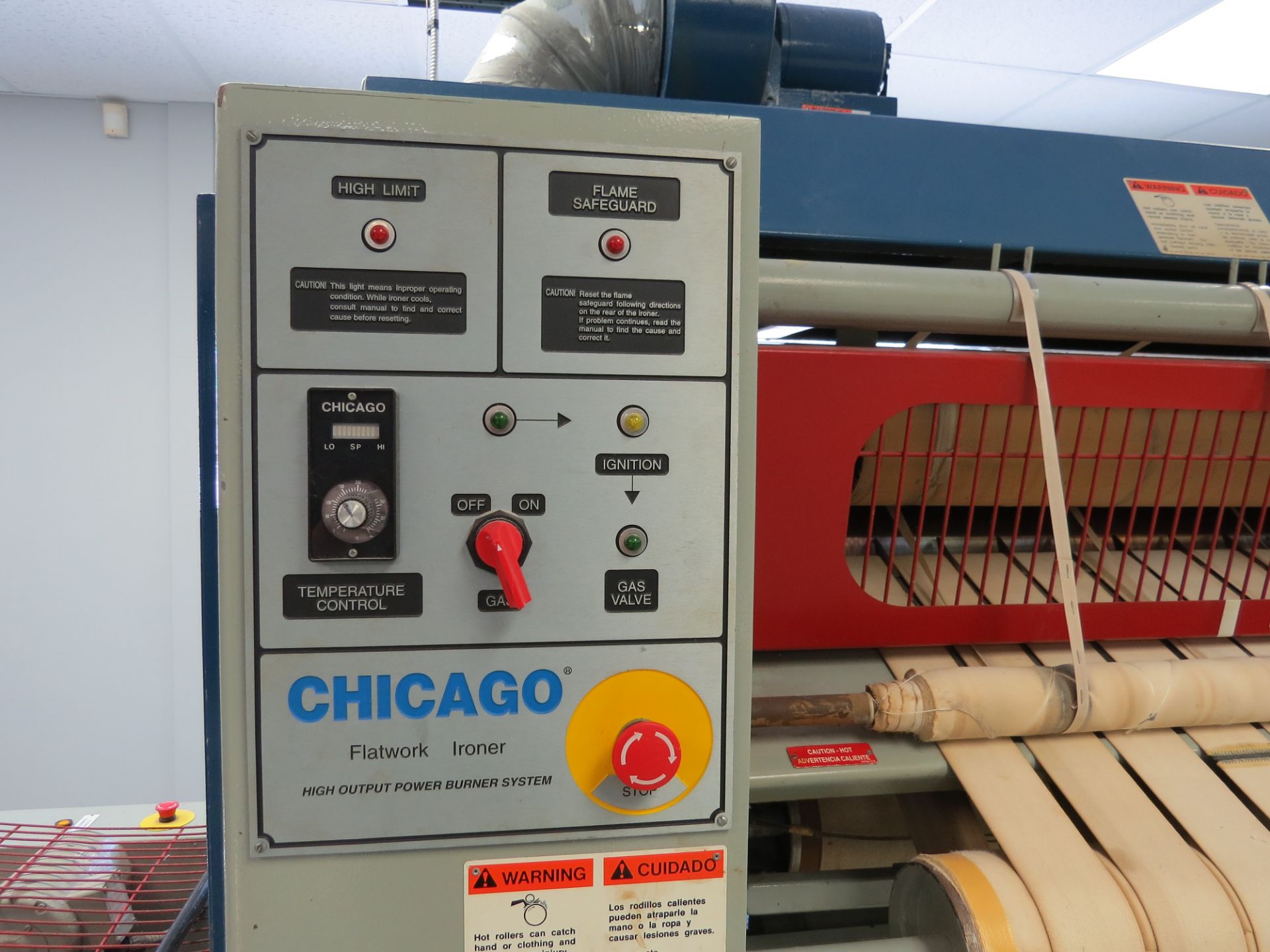 Chicago press with electronic flame; safeguard protection Mod. 90 S/N 45304 Mrx. BTV710000 Gas - Image 6 of 20