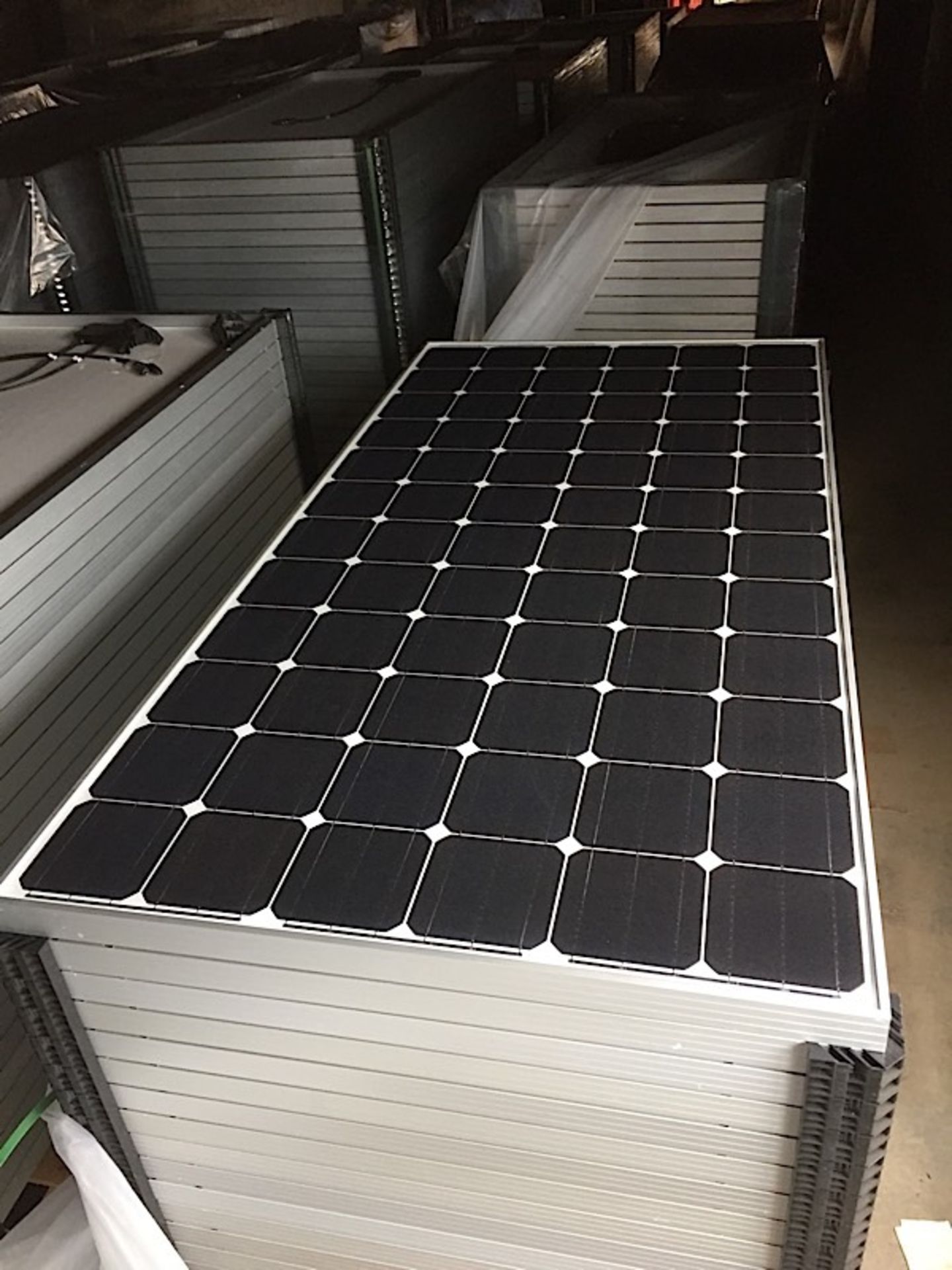 LOT OF (20) 315 WATT SOLAR PANELS - (BIDDING IS PER PANEL MULTIPLIED BY 20)