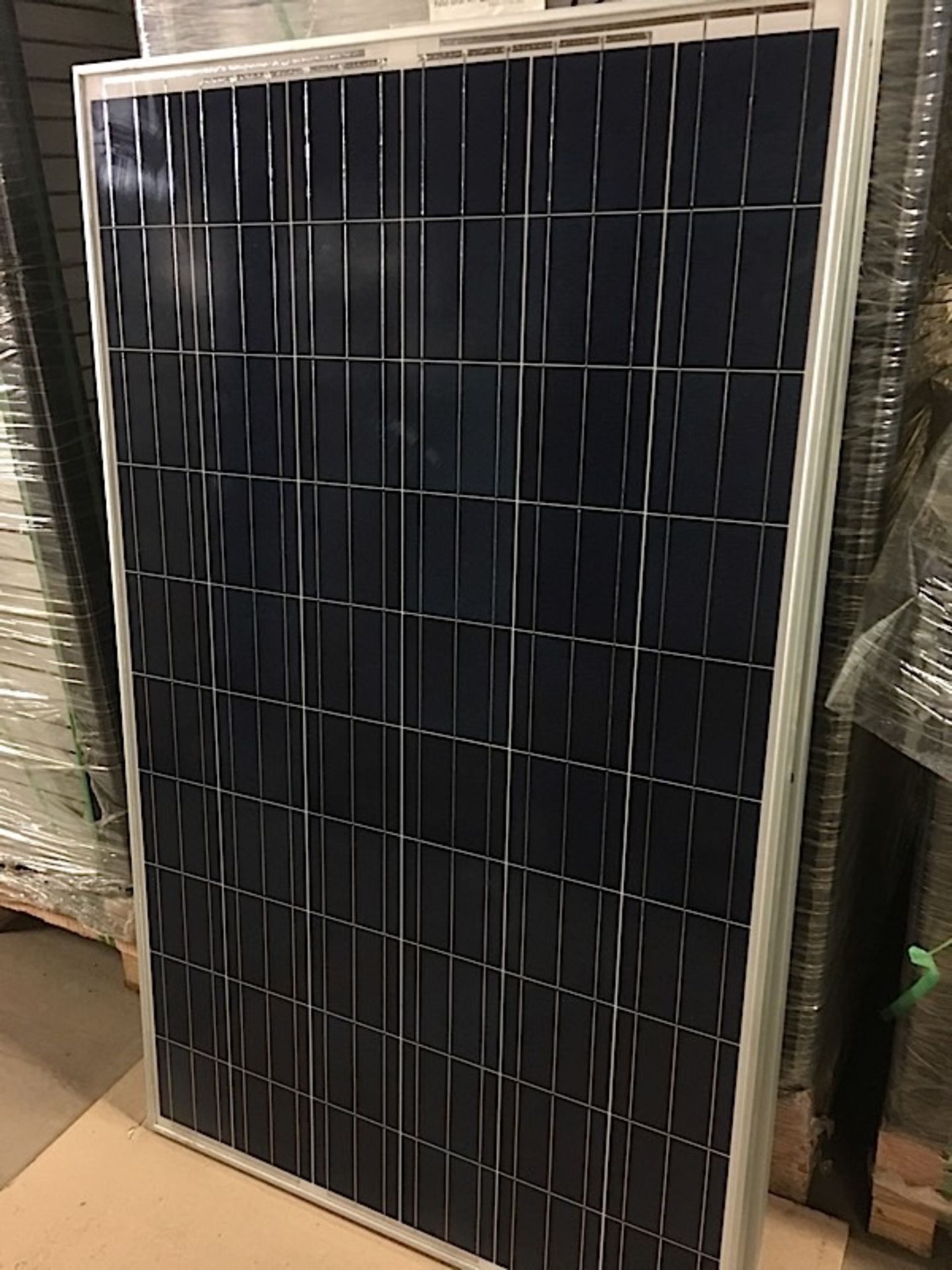 LOT OF (34) 225 WATT SOLAR PANELS - (BIDDING IS PER PANEL MULTIPLIED BY 34)