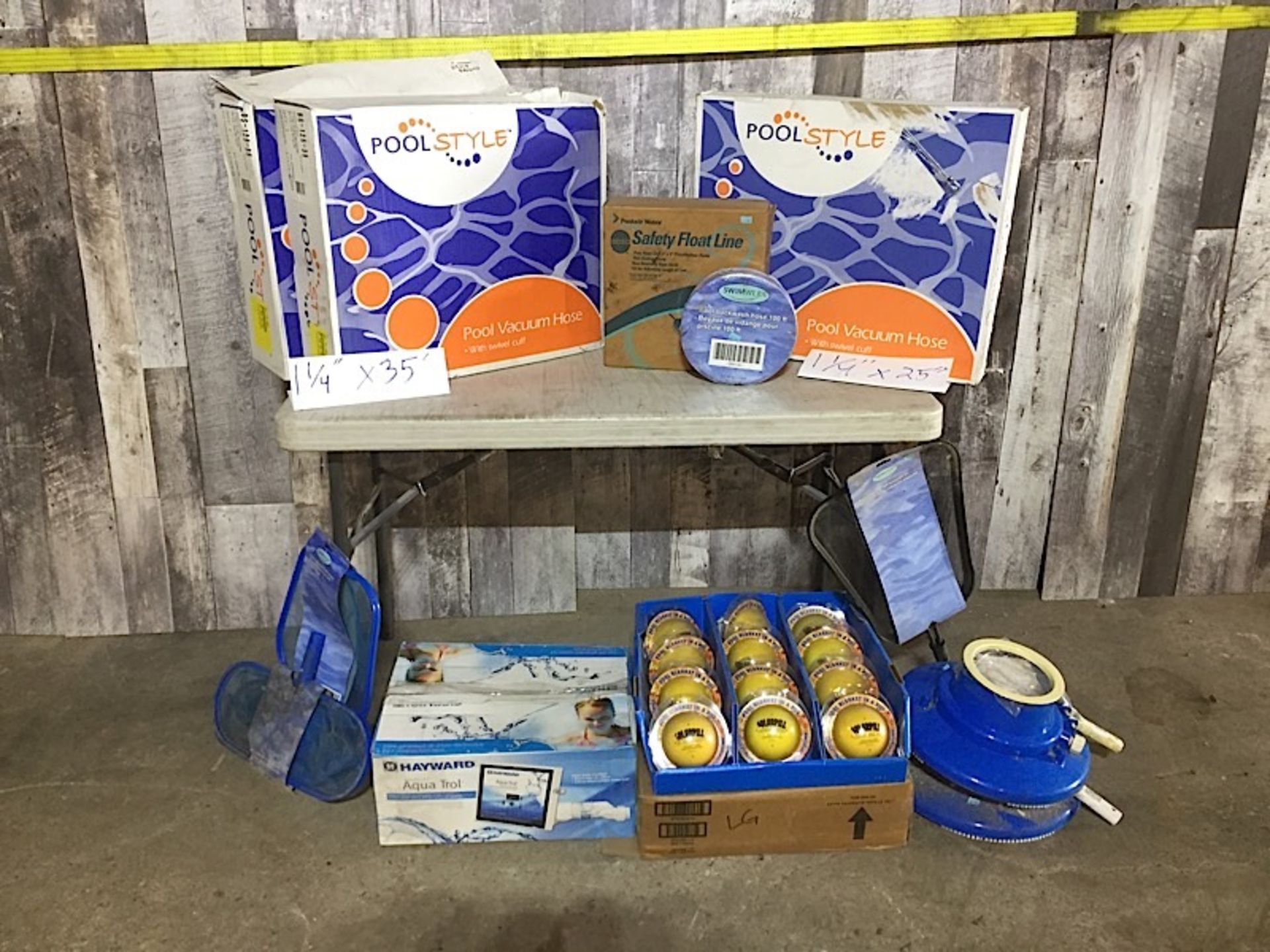 LOT OF POOL SUPPLIES