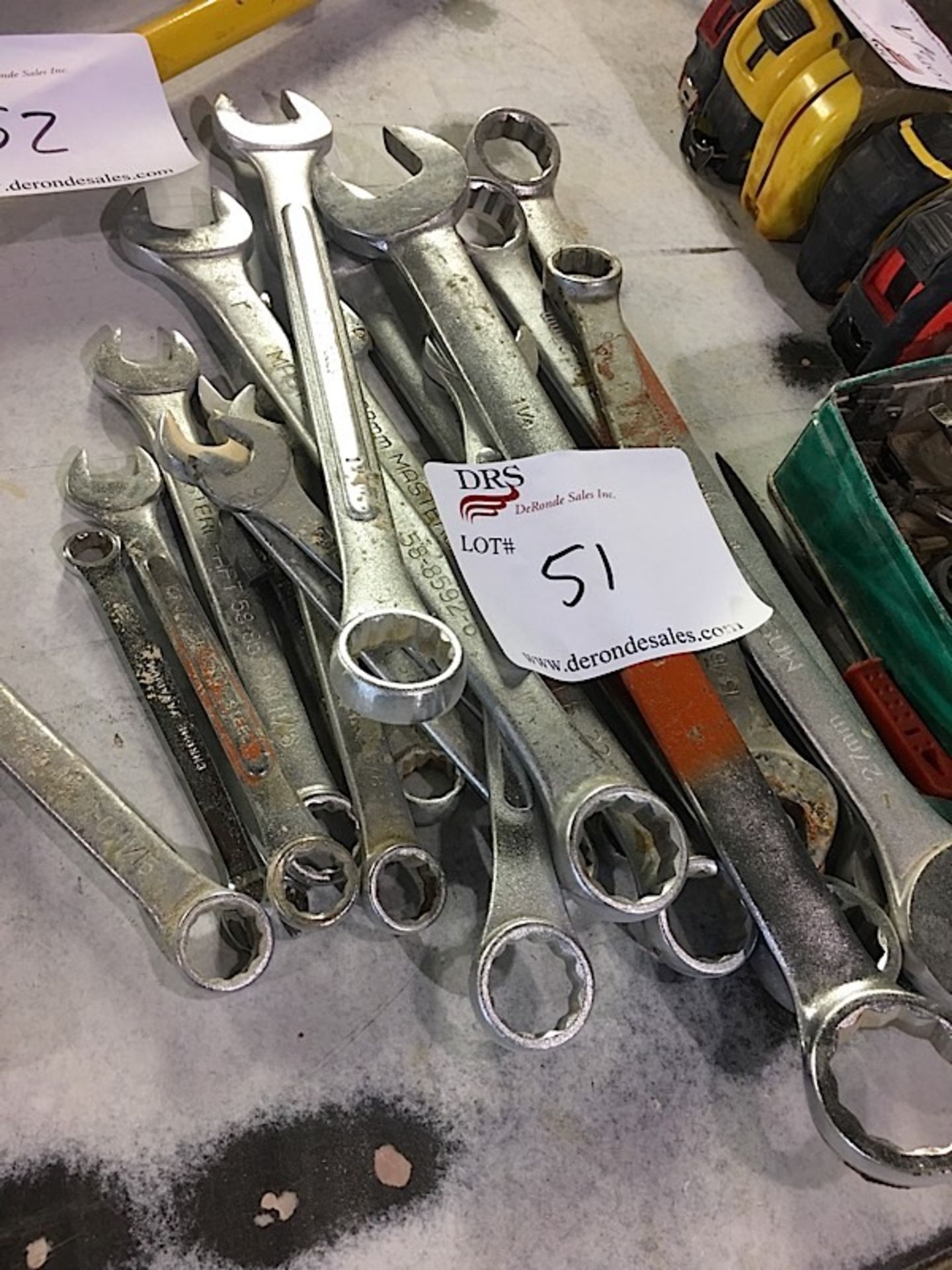 LOT OF WRENCHES