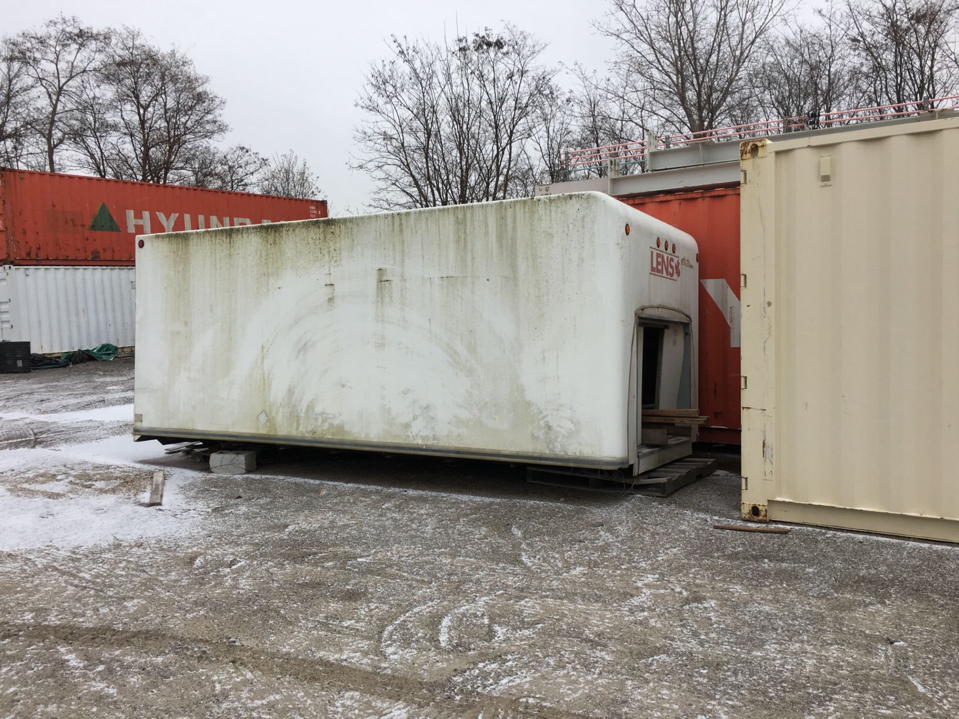 20FT CUBEVAN BOX - FREE LOADING WITH FORKLIFT