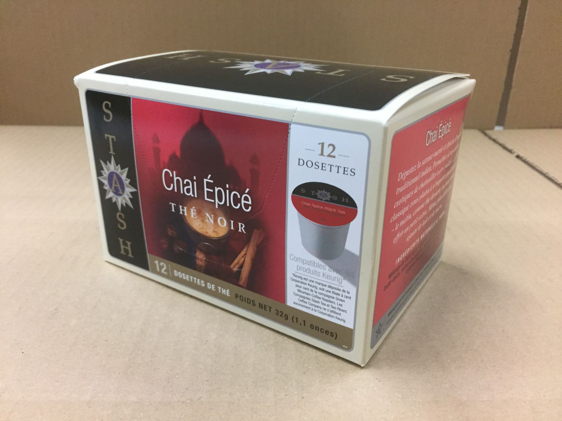 STASH CHAI SPICE BLACK TEA (BIDDING IS PER PACKAGE, MULTIPLIED BY NUMBER OF PACKAGES)