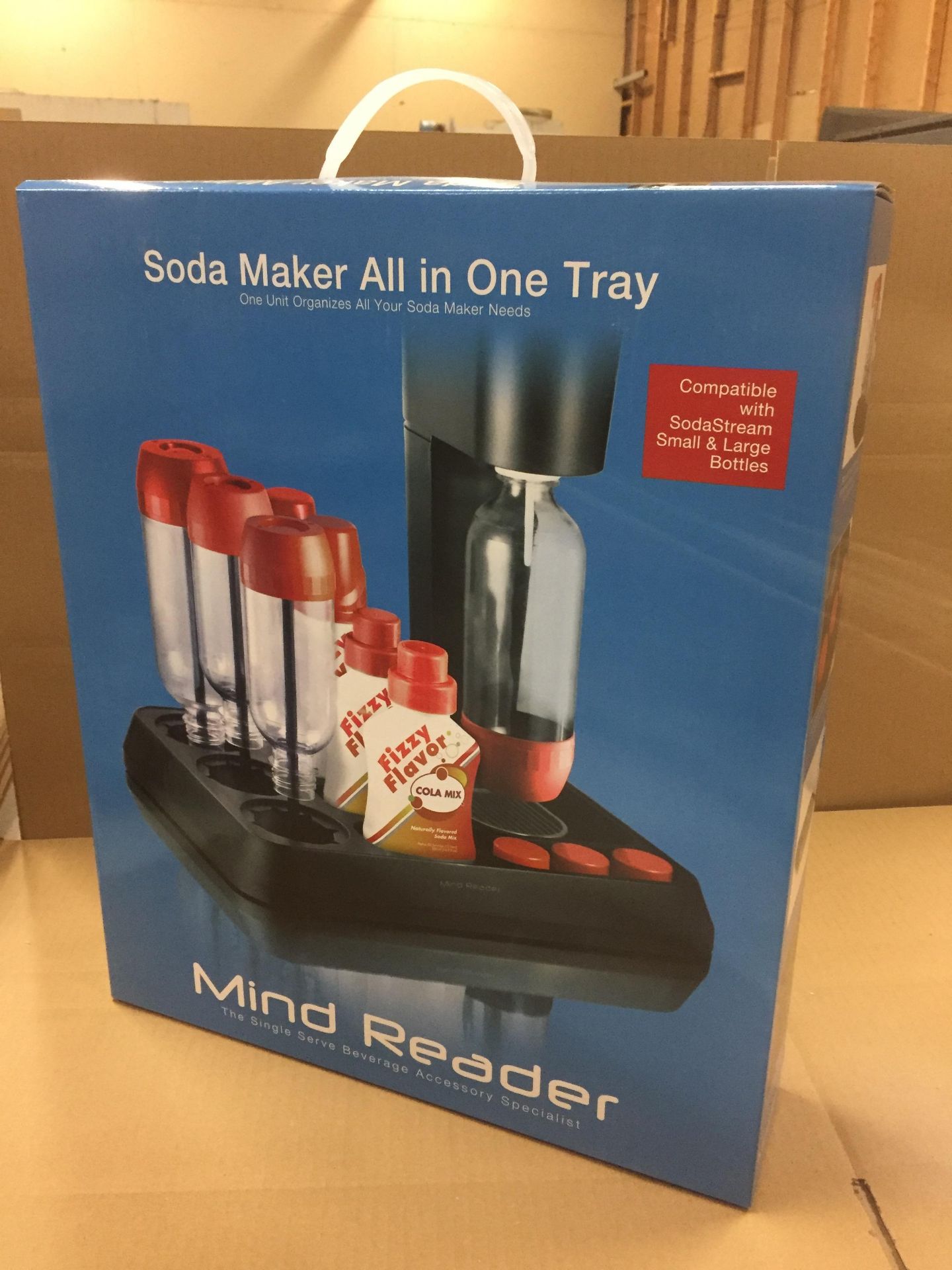 MIND READER SODA MAKER ALL IN ONE TRAY (BIDDING IS PER PACKAGE, MULTIPLIED BY NUMBER OF PACKAGES)