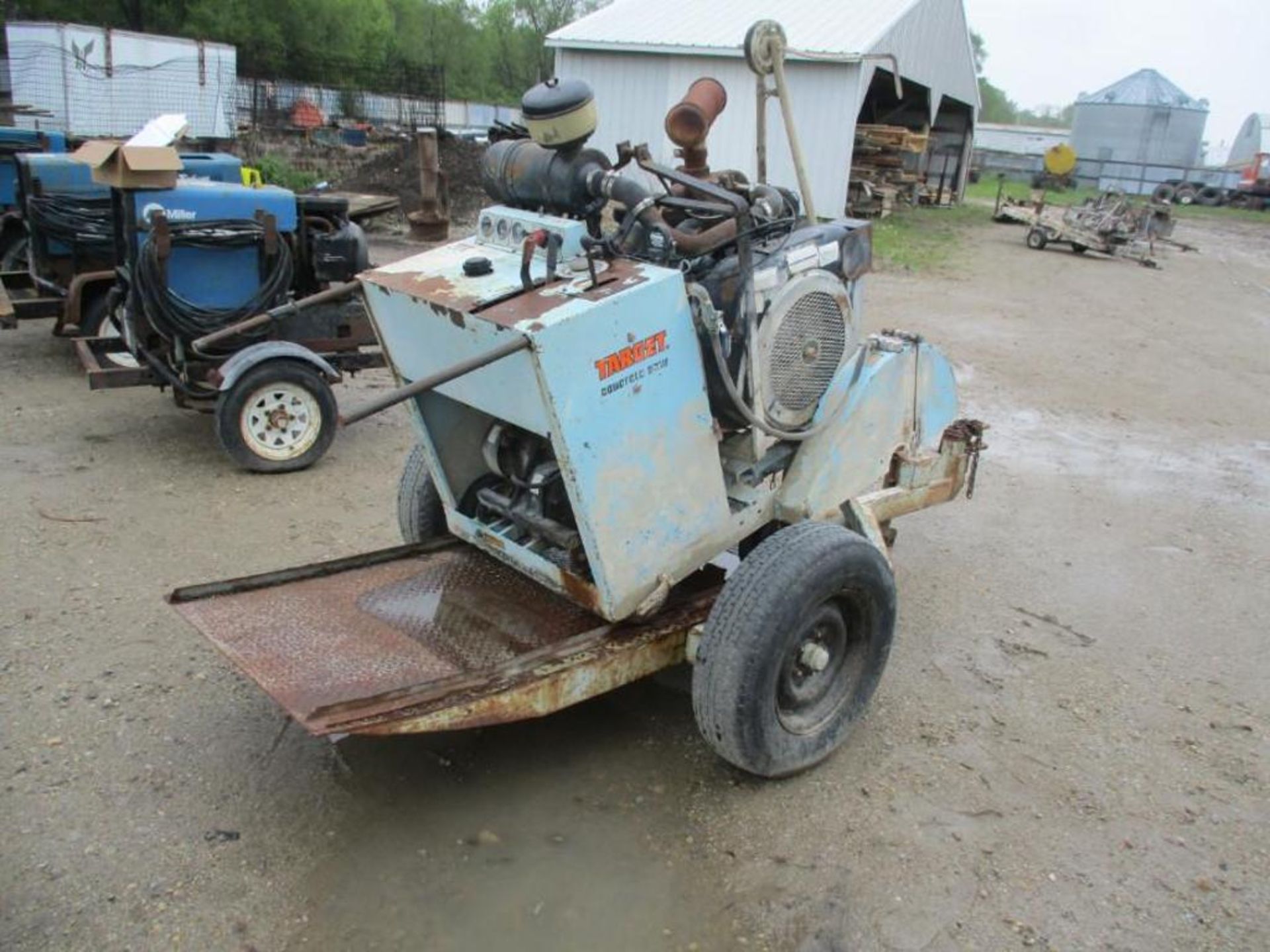 Concrete Saw on Trailer - Image 2 of 9