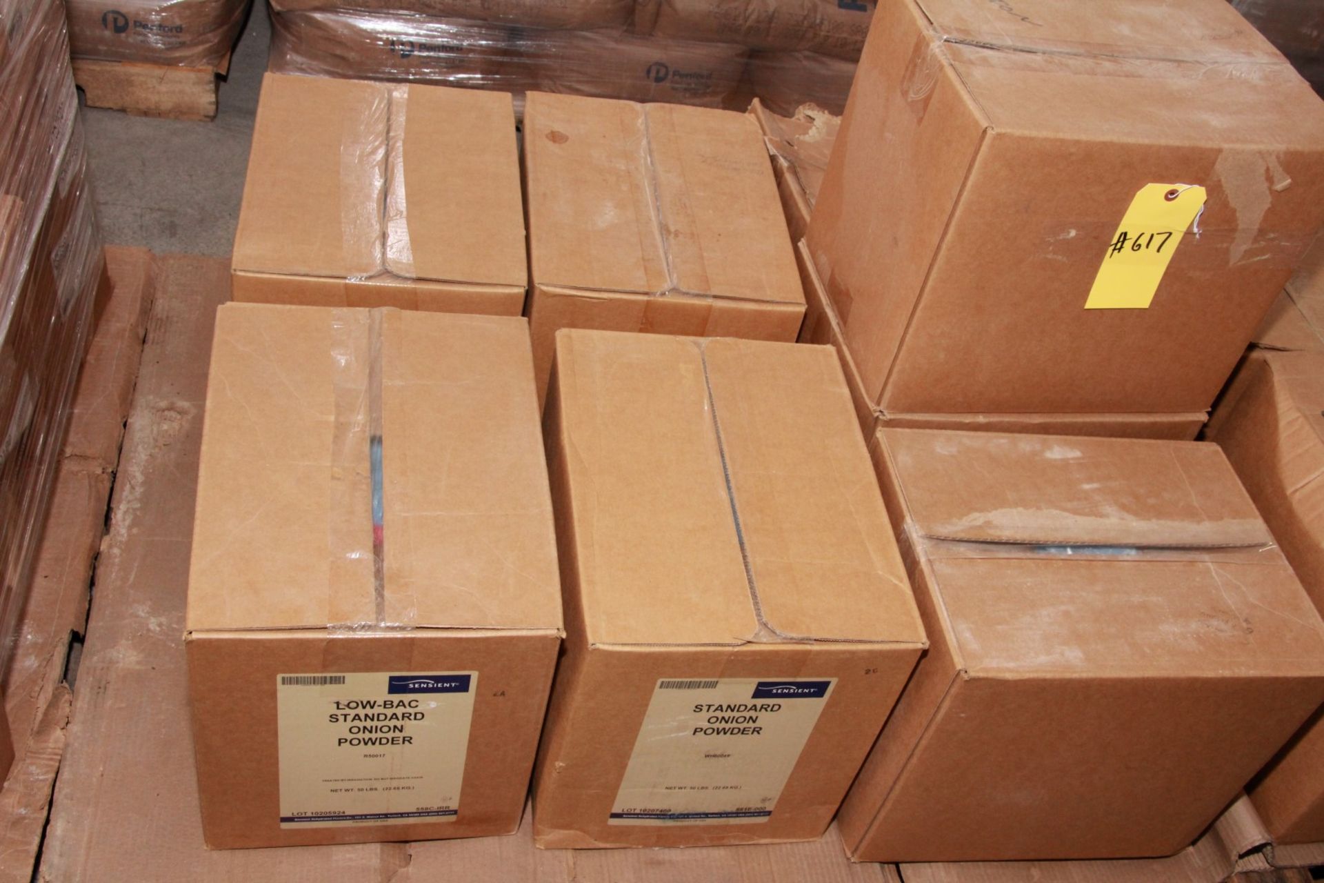 8 BOXES OF STANDARD ONION POWDER