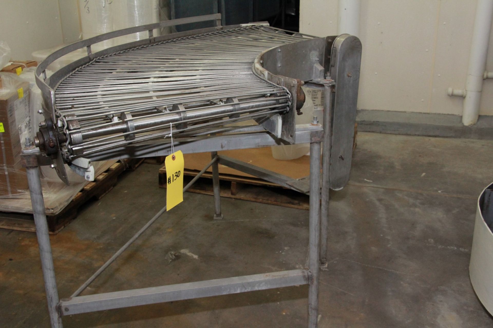 CRYOVAC 90 DEGREE ROD BELT TURN, 6' LONG X 24" WIDE, NO DRIVE. - Image 3 of 3