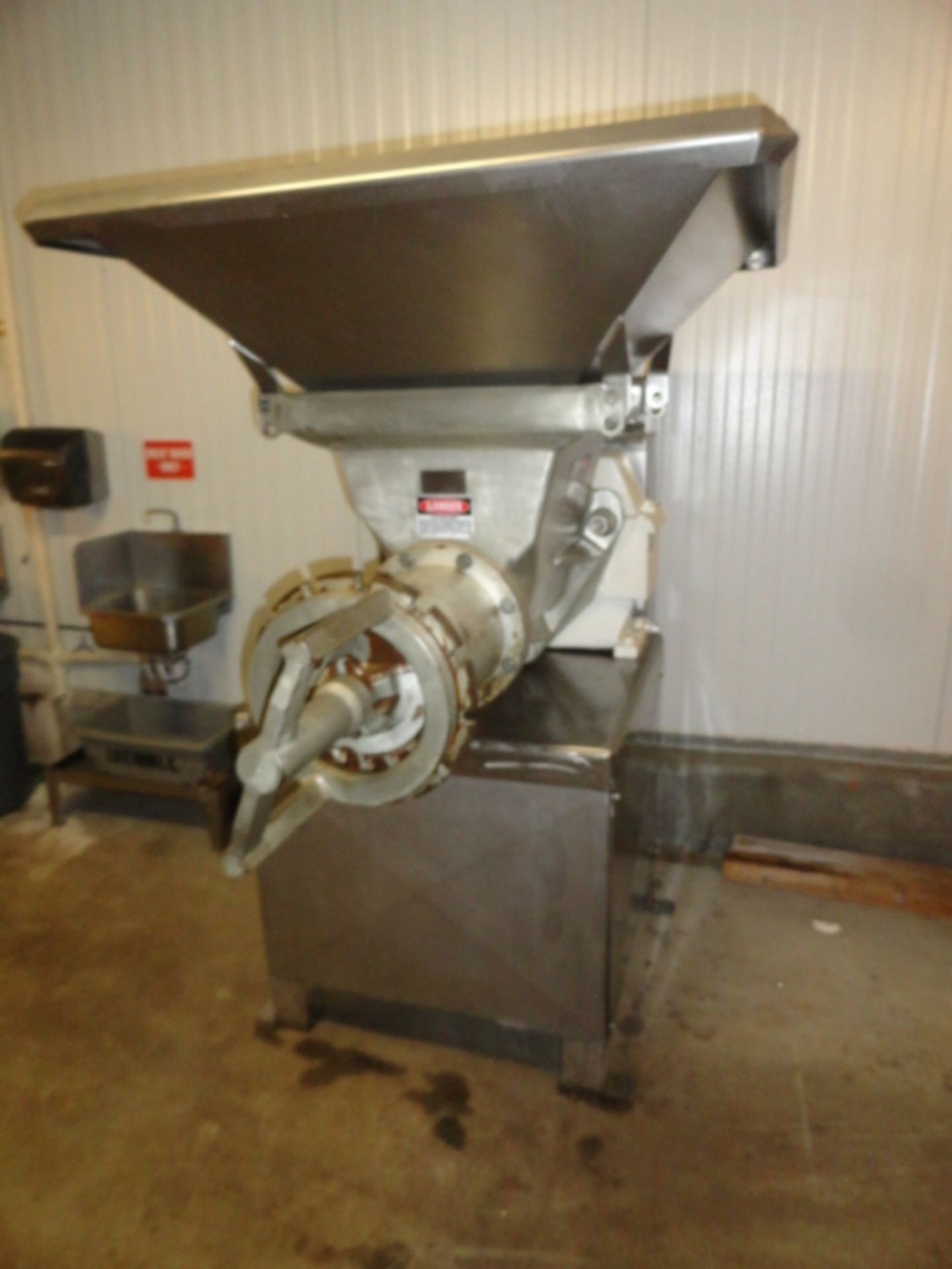 DIXIE 11" GRINDER WITH S/S UNDERMOUNT FRAME. MD# 11-9. SN: 01-106. BUILT 2001.