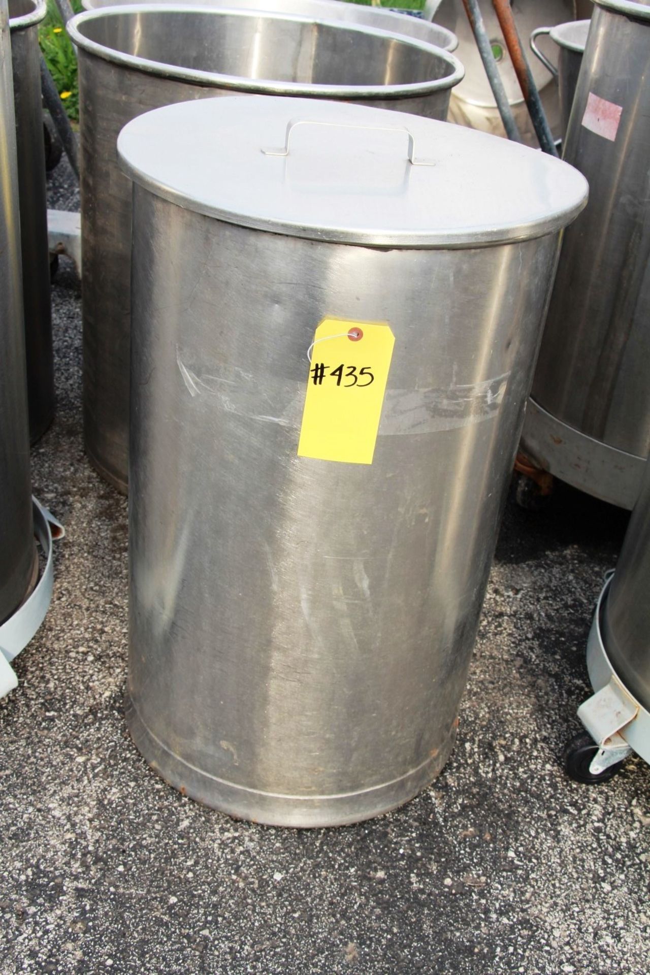 STAINLESS STEEL 50 GALLON DRUM. - Image 2 of 2