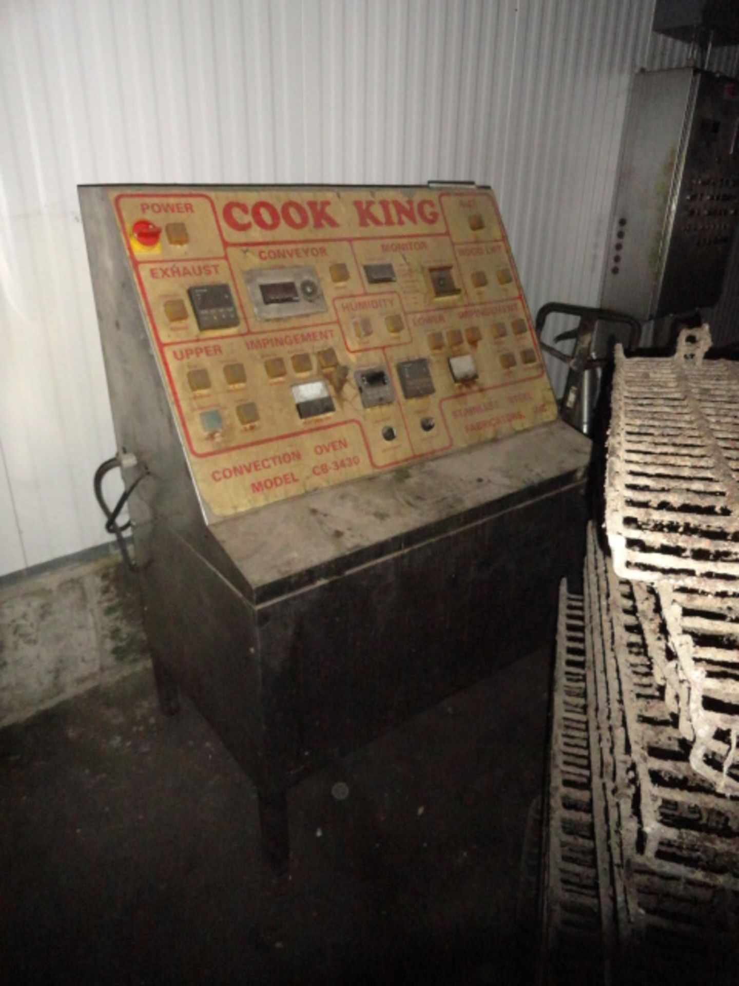 COOK KING CONTINUOUS BROILER WITH CHAR MARKER. MD# CB3430.