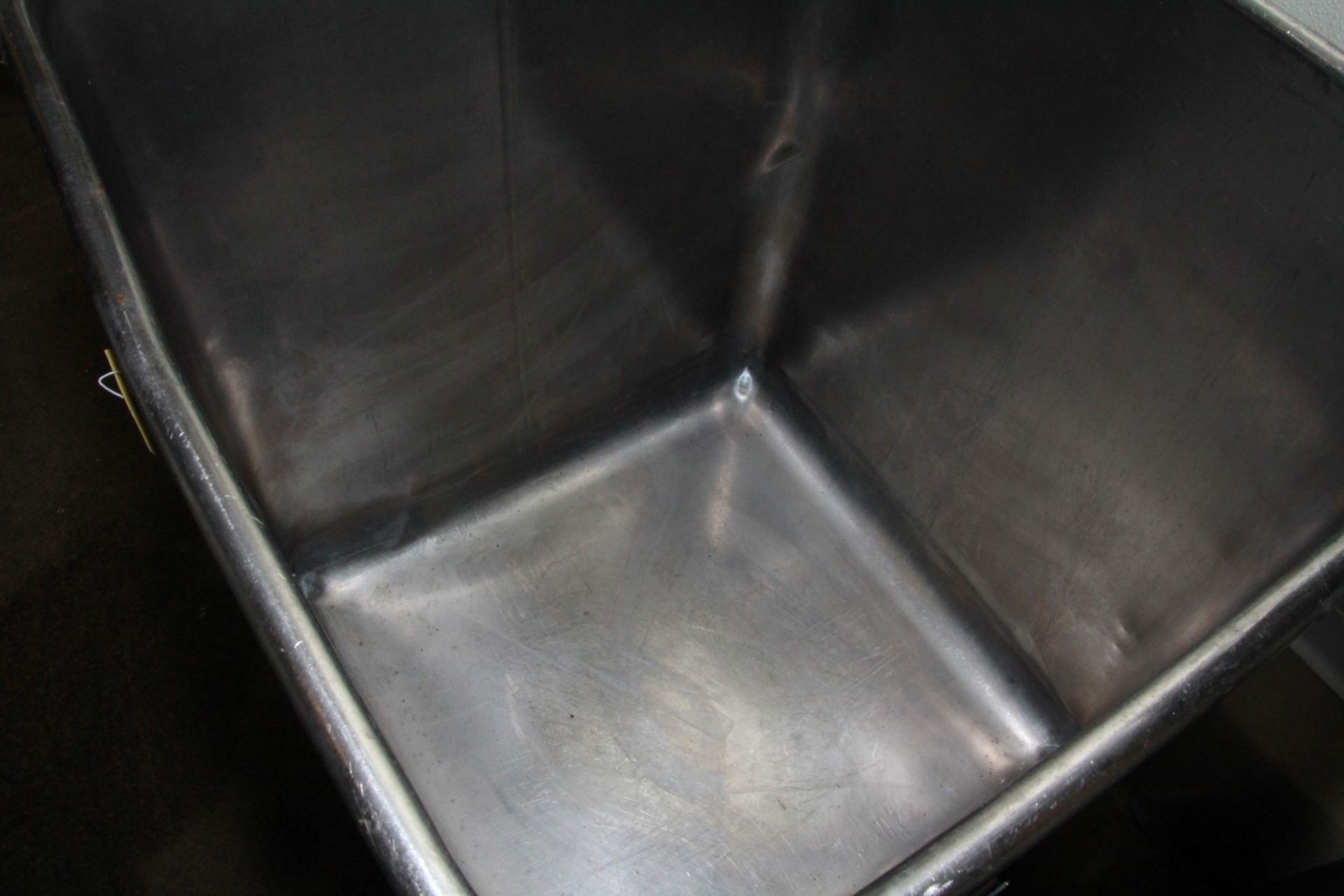 STAINLESS STEEL BUCKETS. 27" x 27" x 37". LOT OF (3). - Image 4 of 4