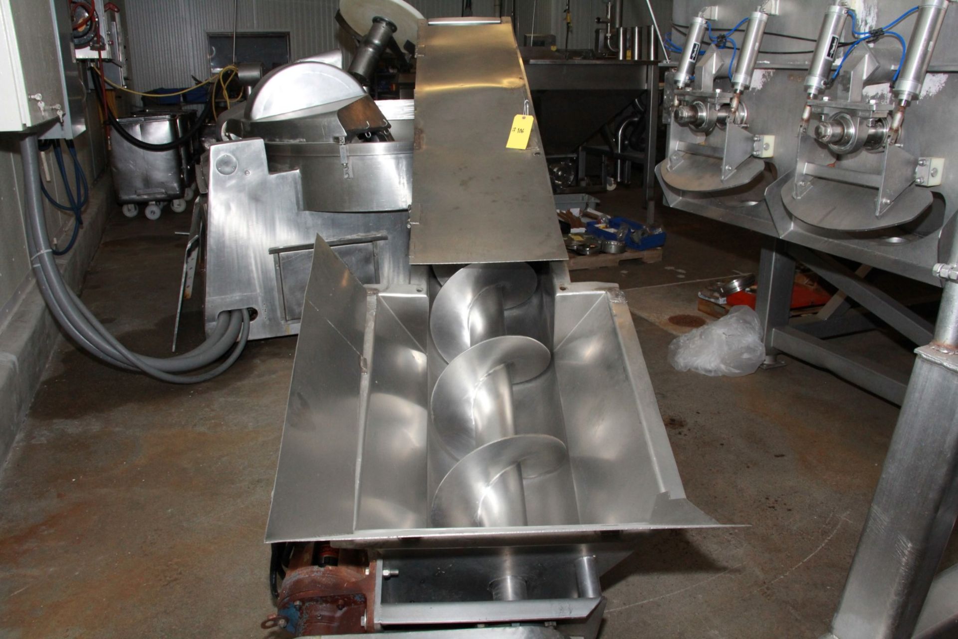 RMF STAINLESS STEEL INCLINE SCREW CONVEYOR, MD# SC1612. SN: 11421. - Image 2 of 3