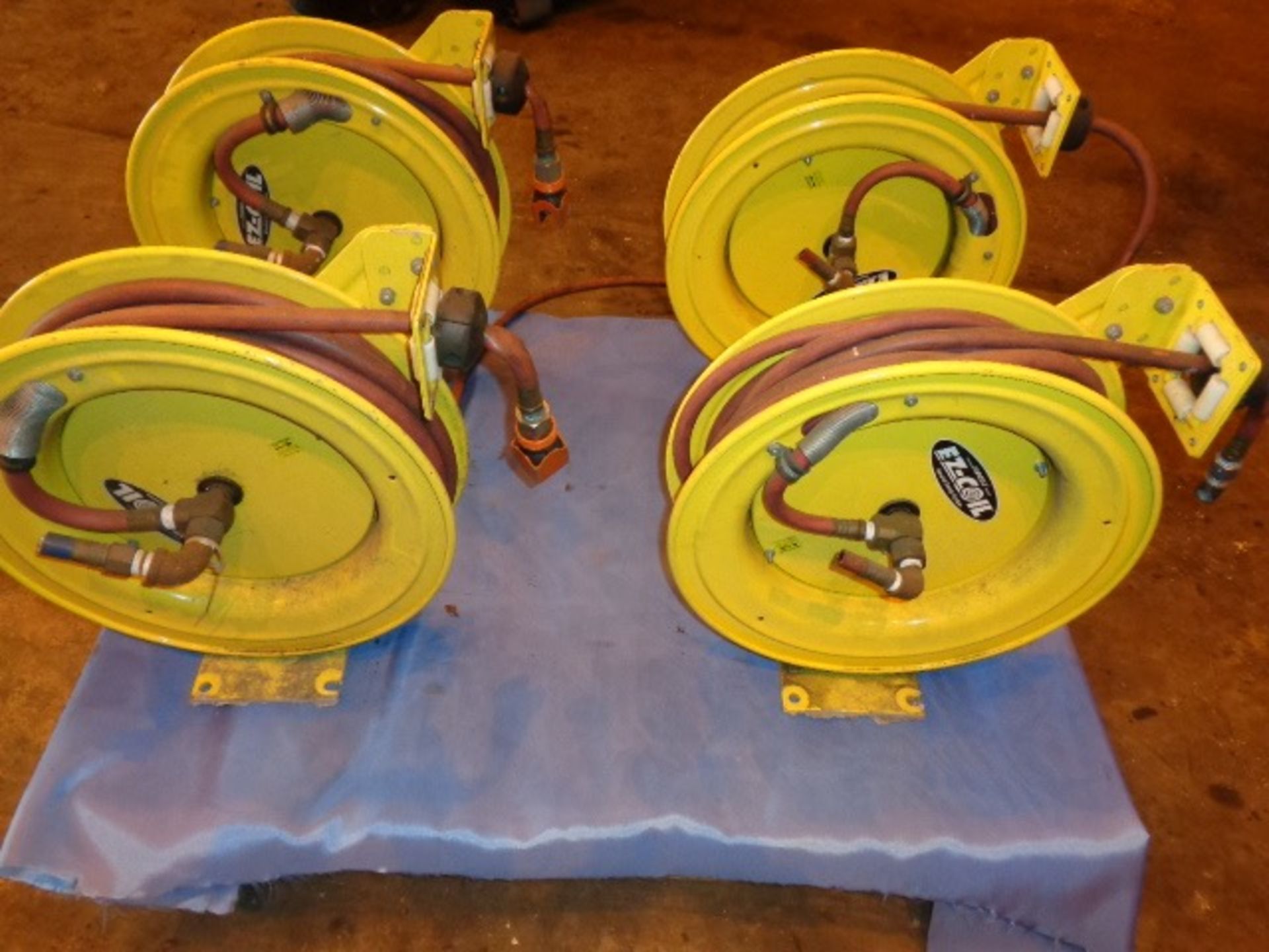 Lot of 4 Hose Reels