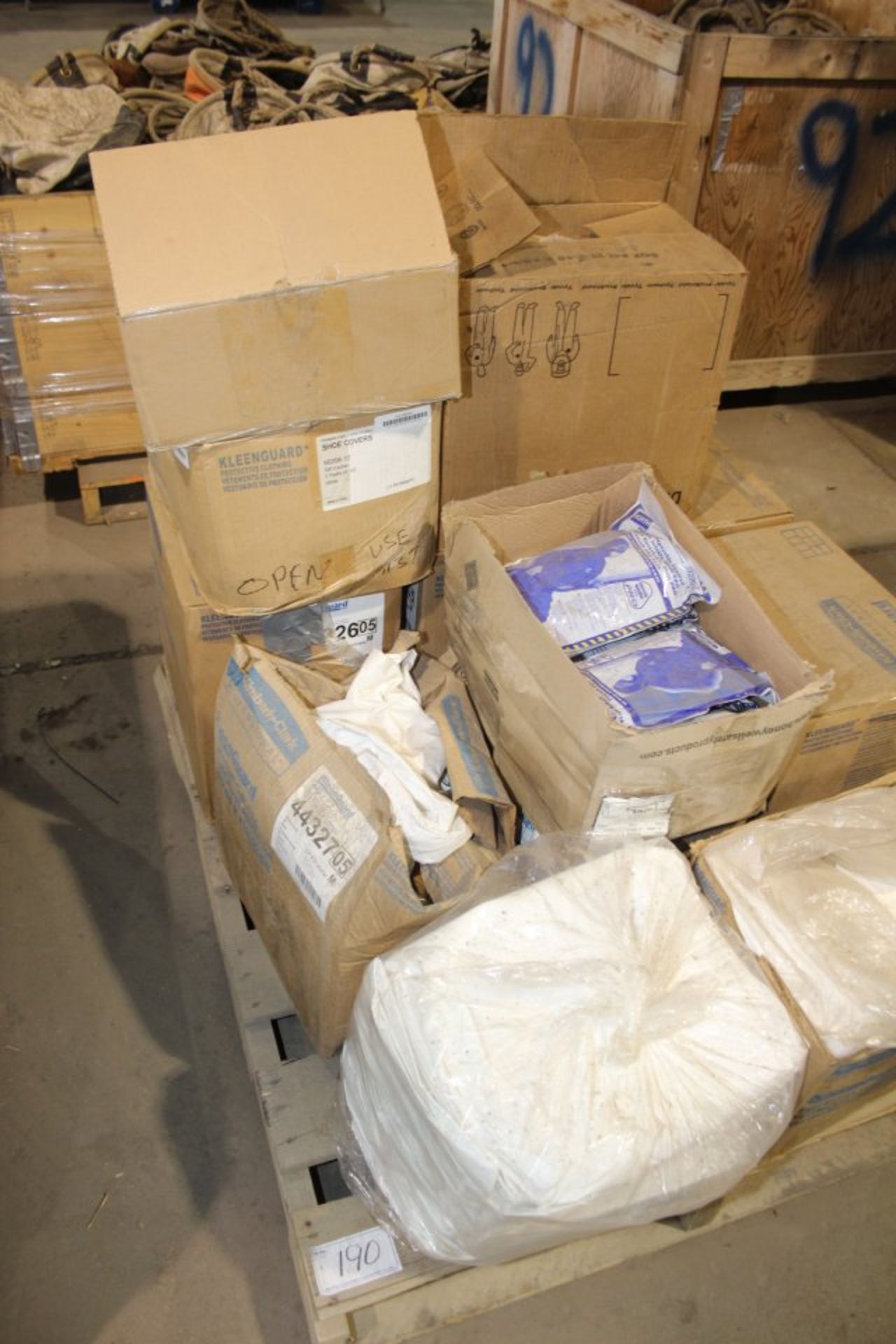 PALLET OF DISPOSABLE COVERALLS