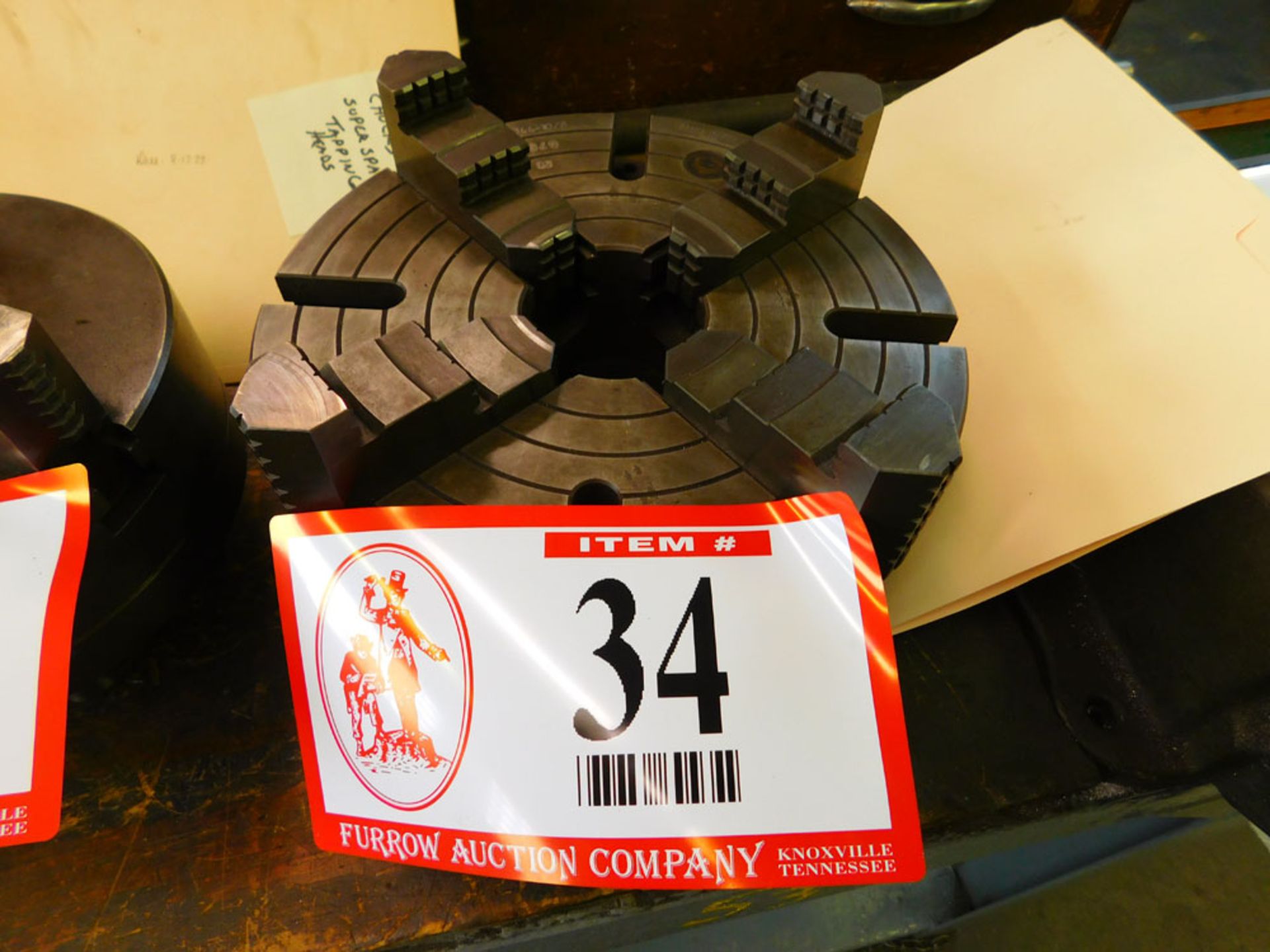 10" 4-Jaw Chuck