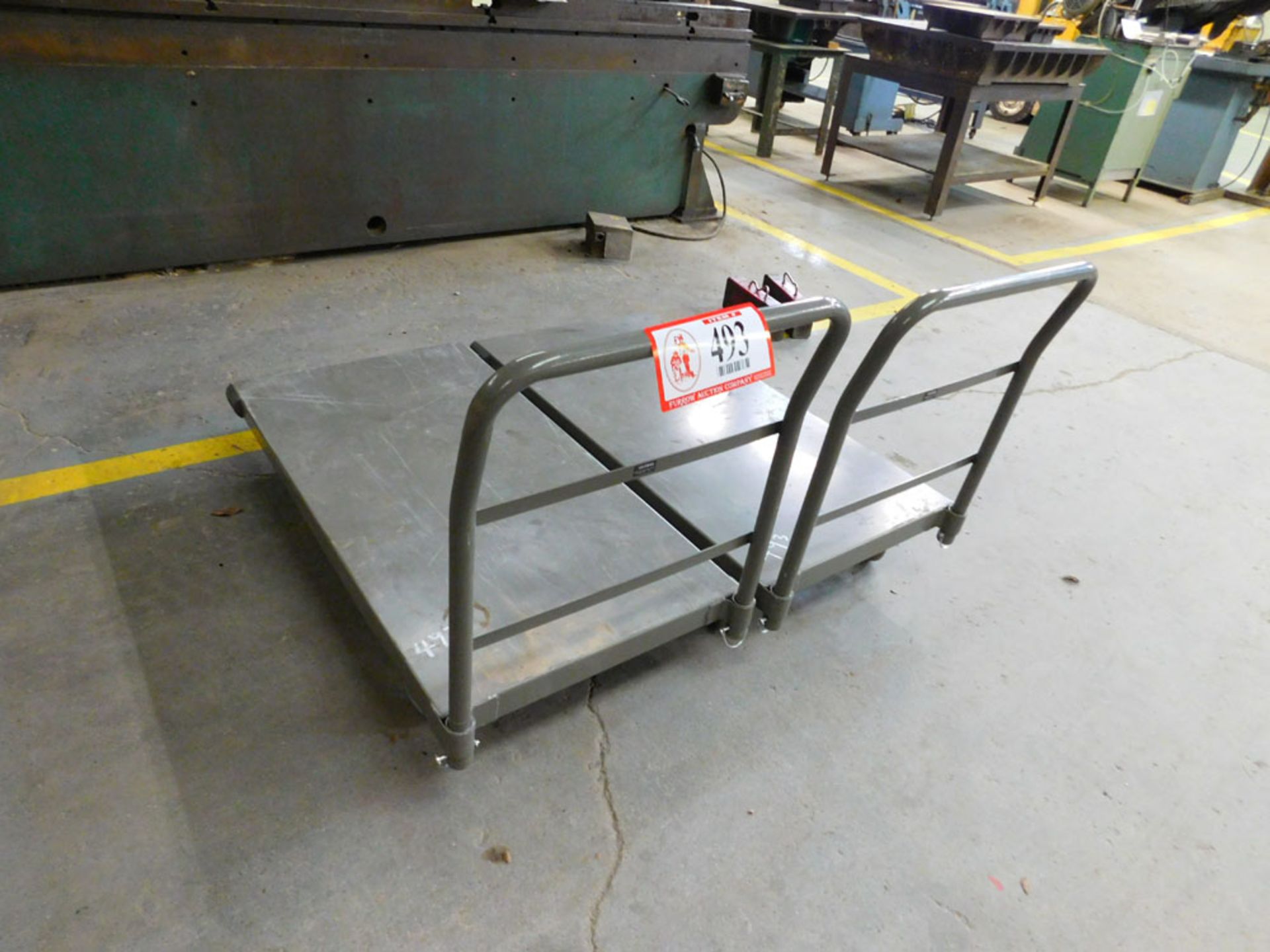 (2) Global Metal Shop Carts