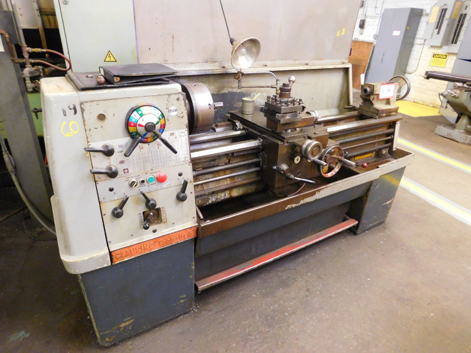 Clausing Colchester 15 Lathe 15" Swing, 50" Between Centers