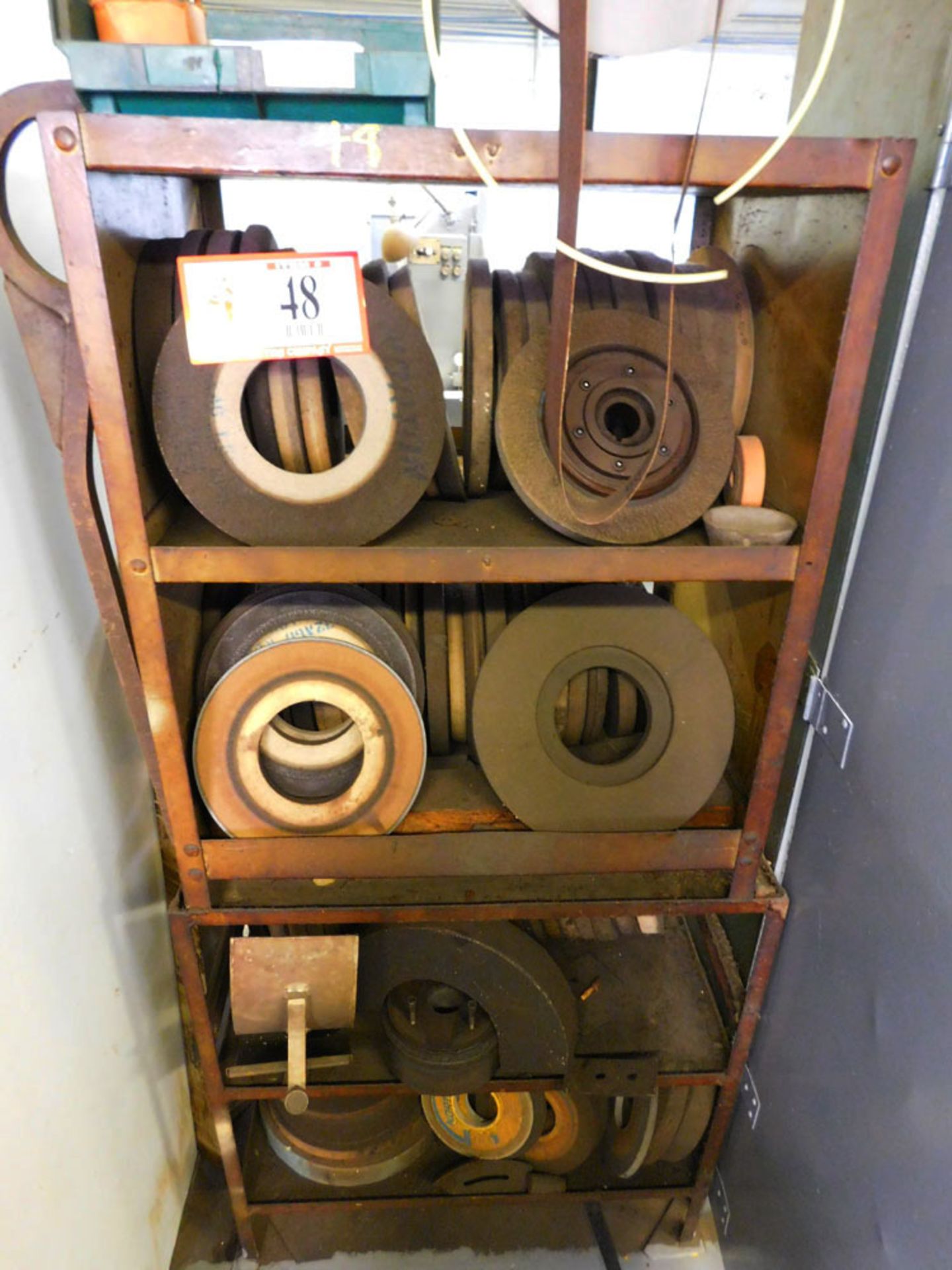 Cabinet W/Contents, Misc. Abrasive Wheels, for Grinders