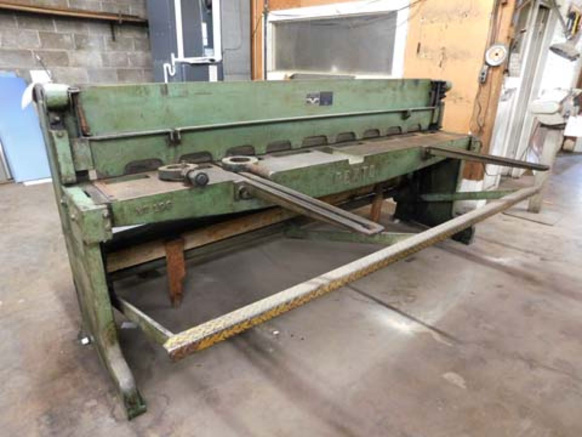 Peck-stow and Wilcox Mdl 196A 96" X 18 Gauge Stomp Shear, s/n K-6318