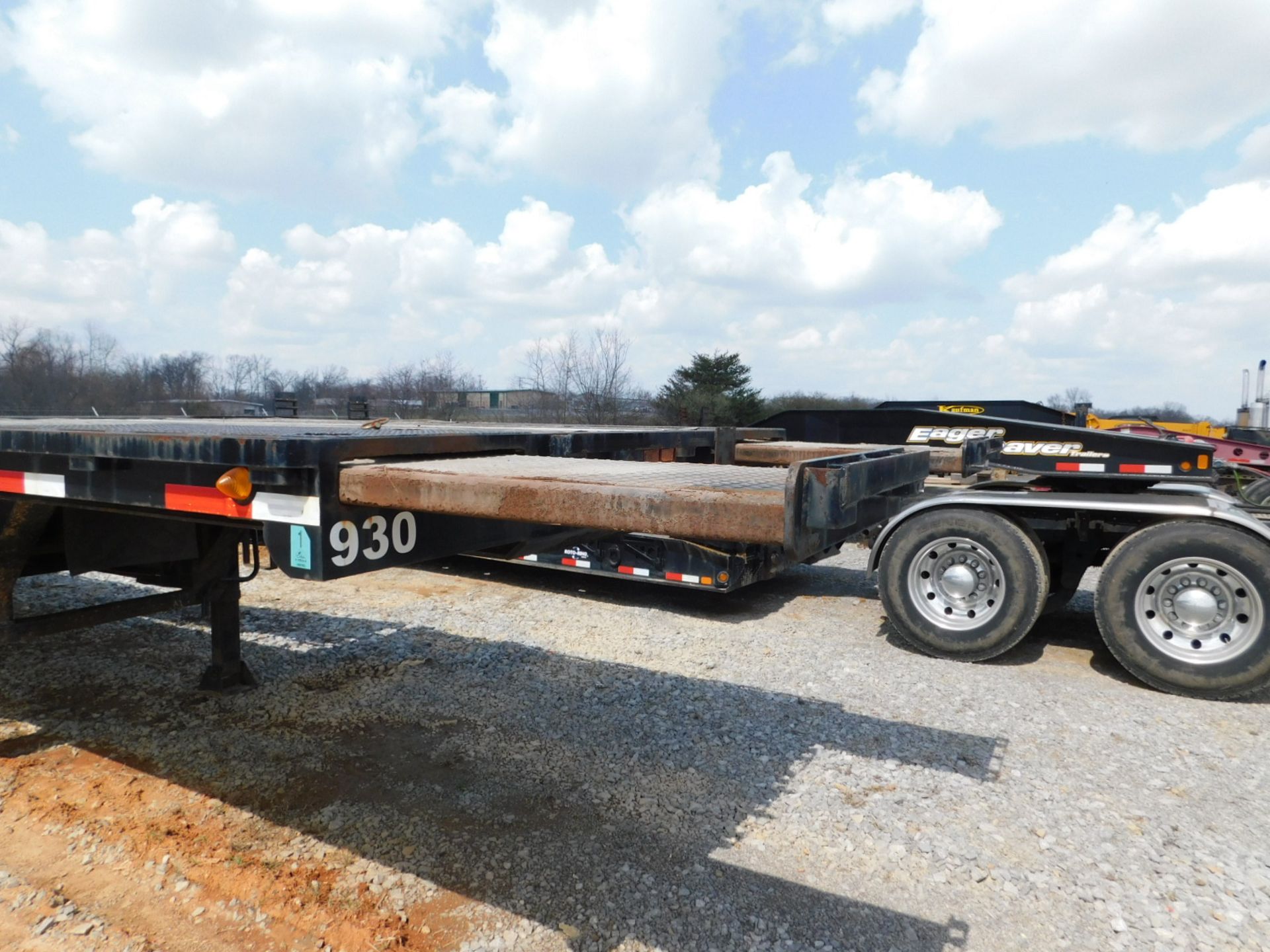 2009 Cherokee Step Deck Spread Axle Trailer, Ramps, Slide Extenders Front & Back, 53' x 102", 25,000 - Image 2 of 8