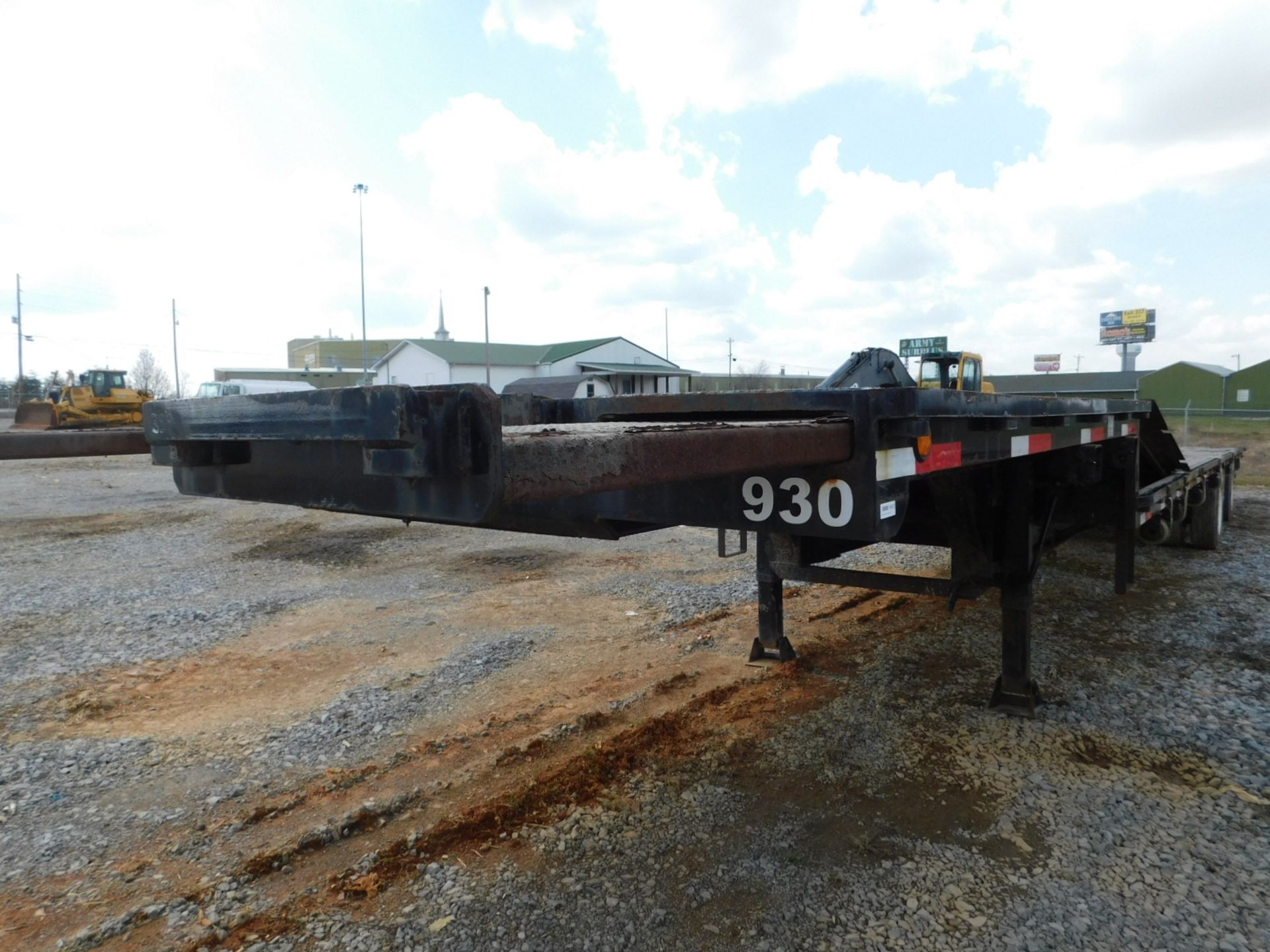 2009 Cherokee Step Deck Spread Axle Trailer, Ramps, Slide Extenders Front & Back, 53' x 102", 25,000 - Image 3 of 8