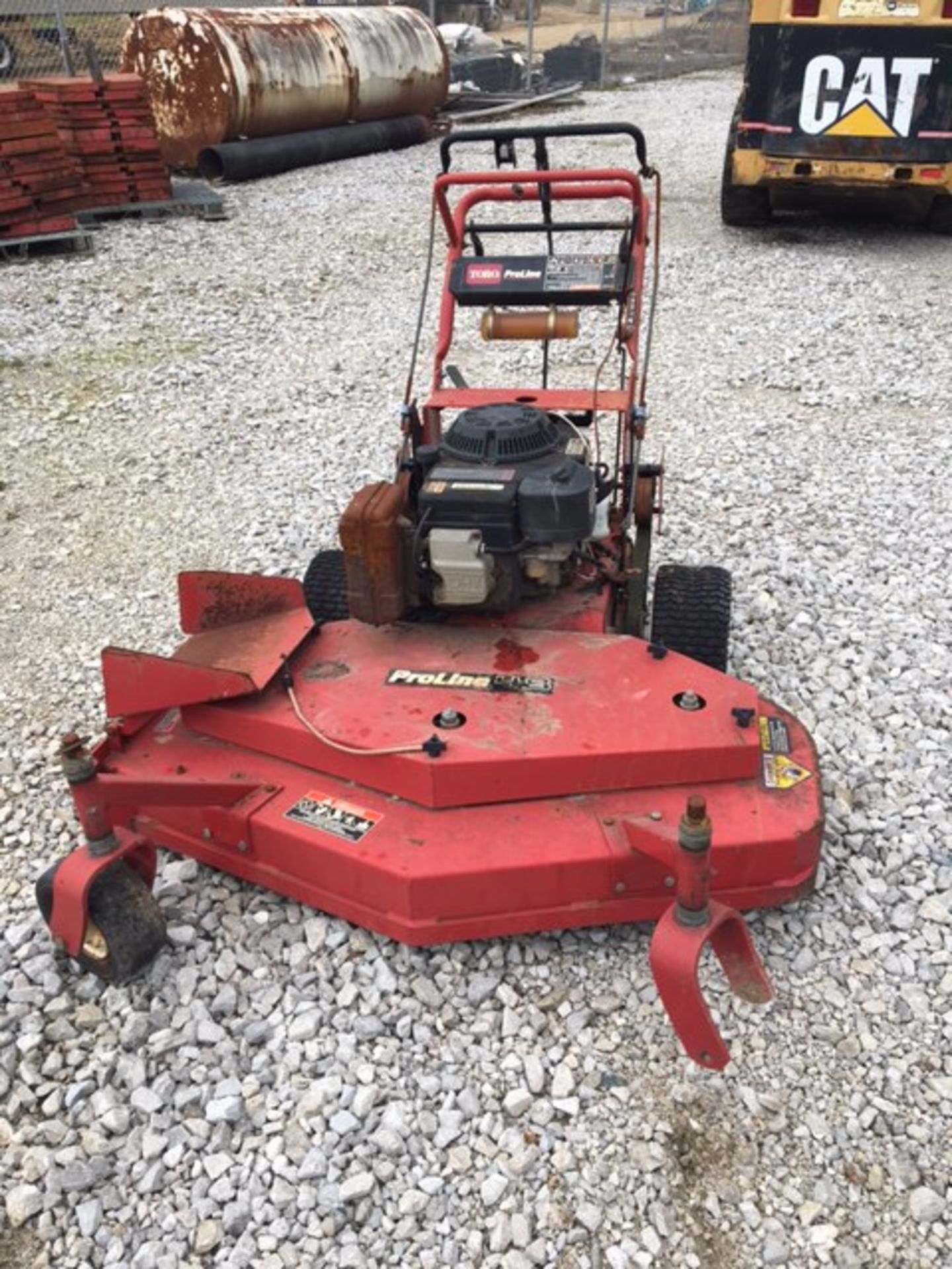 Lot of Scrap Mowers to include: Toro proline 48"& Great Dane 48" (need motors) Walk Behind Mowers - Image 2 of 2