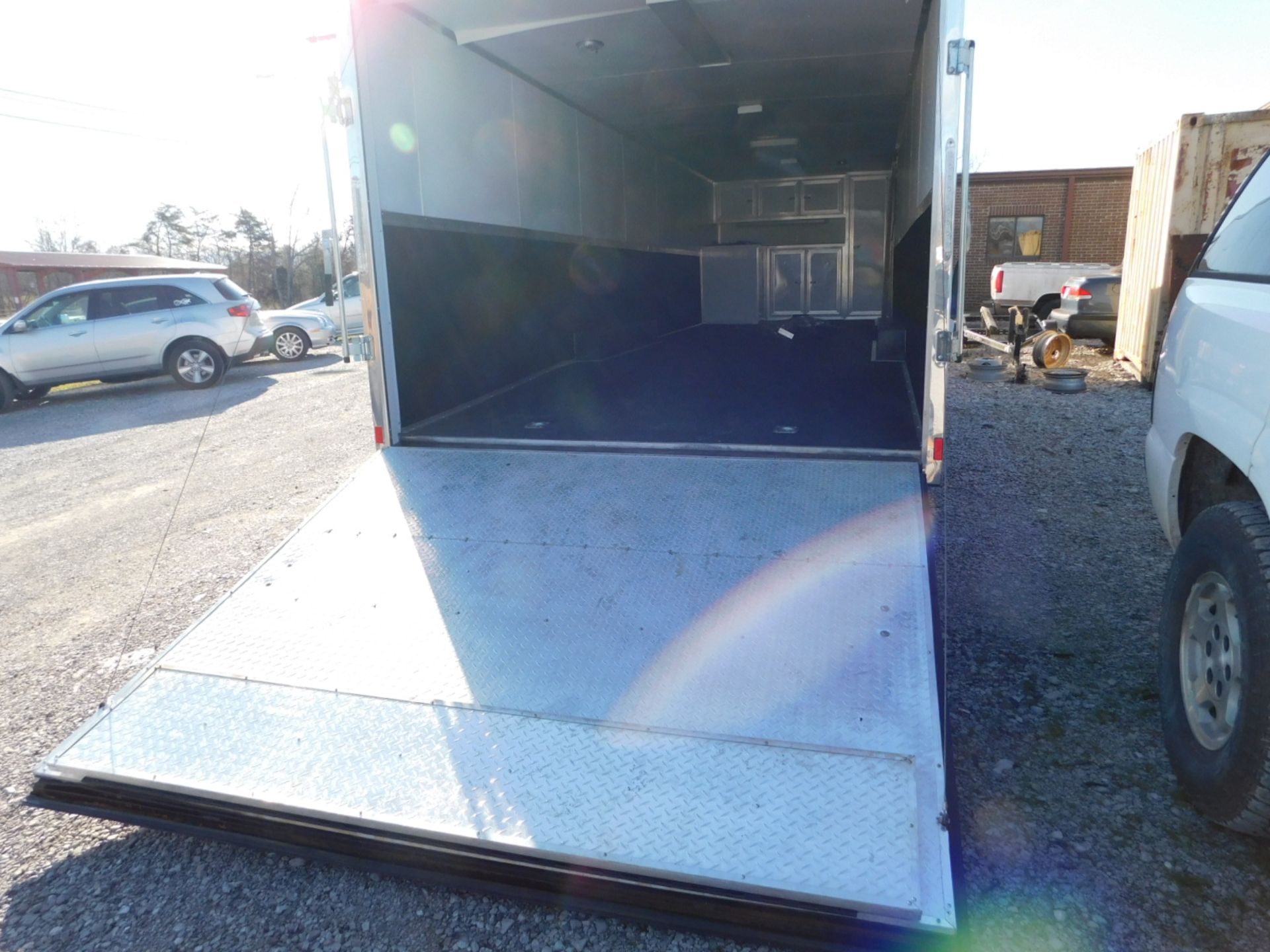 2016 Pace American 30' X 102" Enclosed Car Hauler, Heat and Air, 5000lb Super Winch, Cabinets, - Image 7 of 9