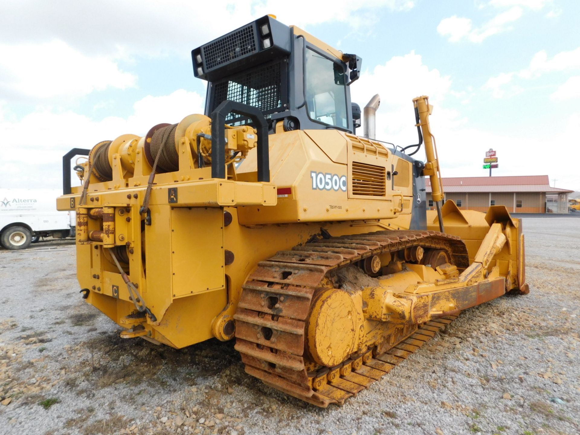 2003 John Deere 1050C Crawler Dozer, EROPS, Heat/Air, 4 Way Blade, 3 Hyd. Winches, 5401hrs, sn. - Image 3 of 7