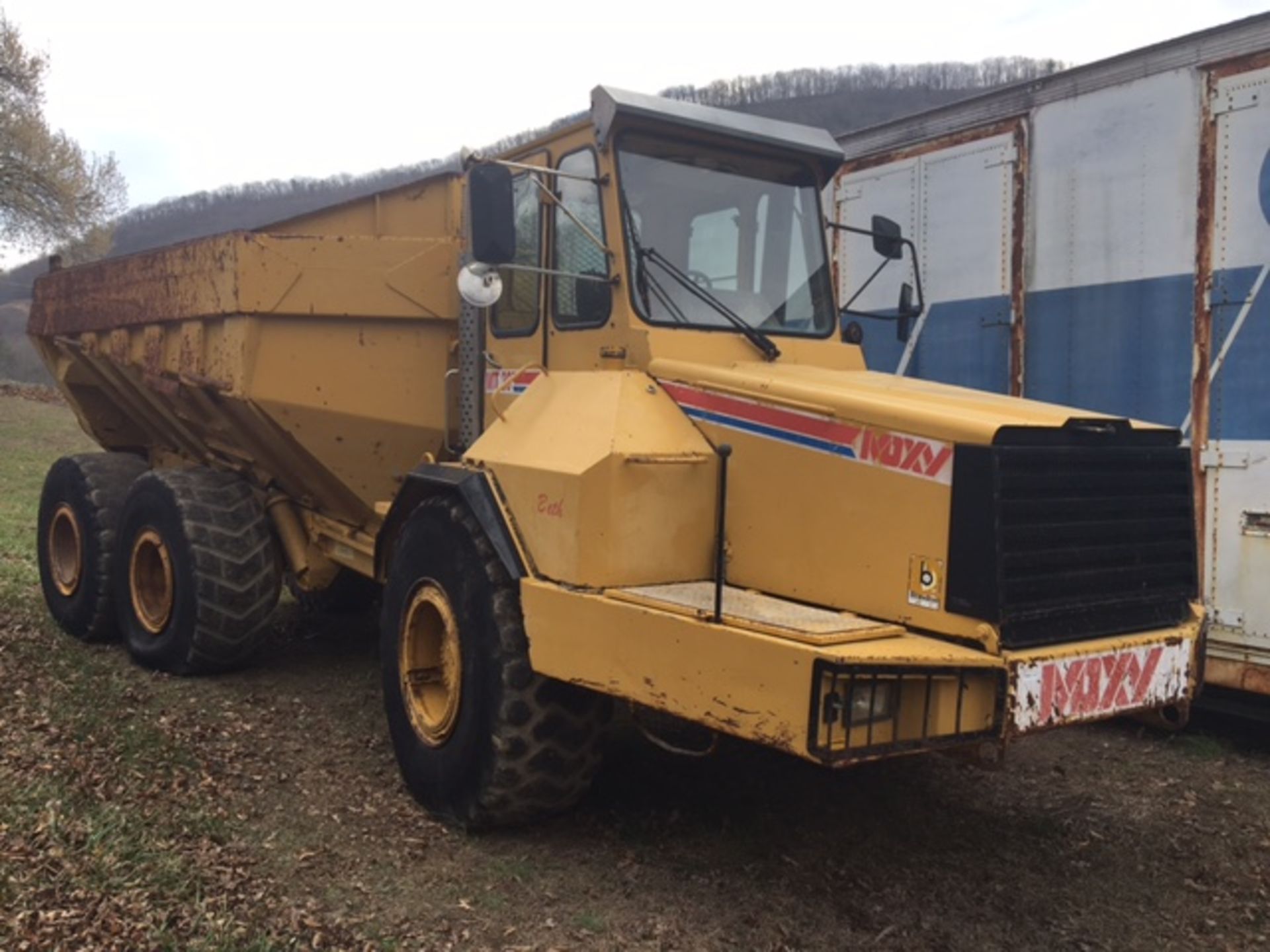 1994 Moxy, MT30 S-3 Articulating Dump Truck, 30 Ton, 15,650 hrs., 23.5-25 Tires, S/N 352124,