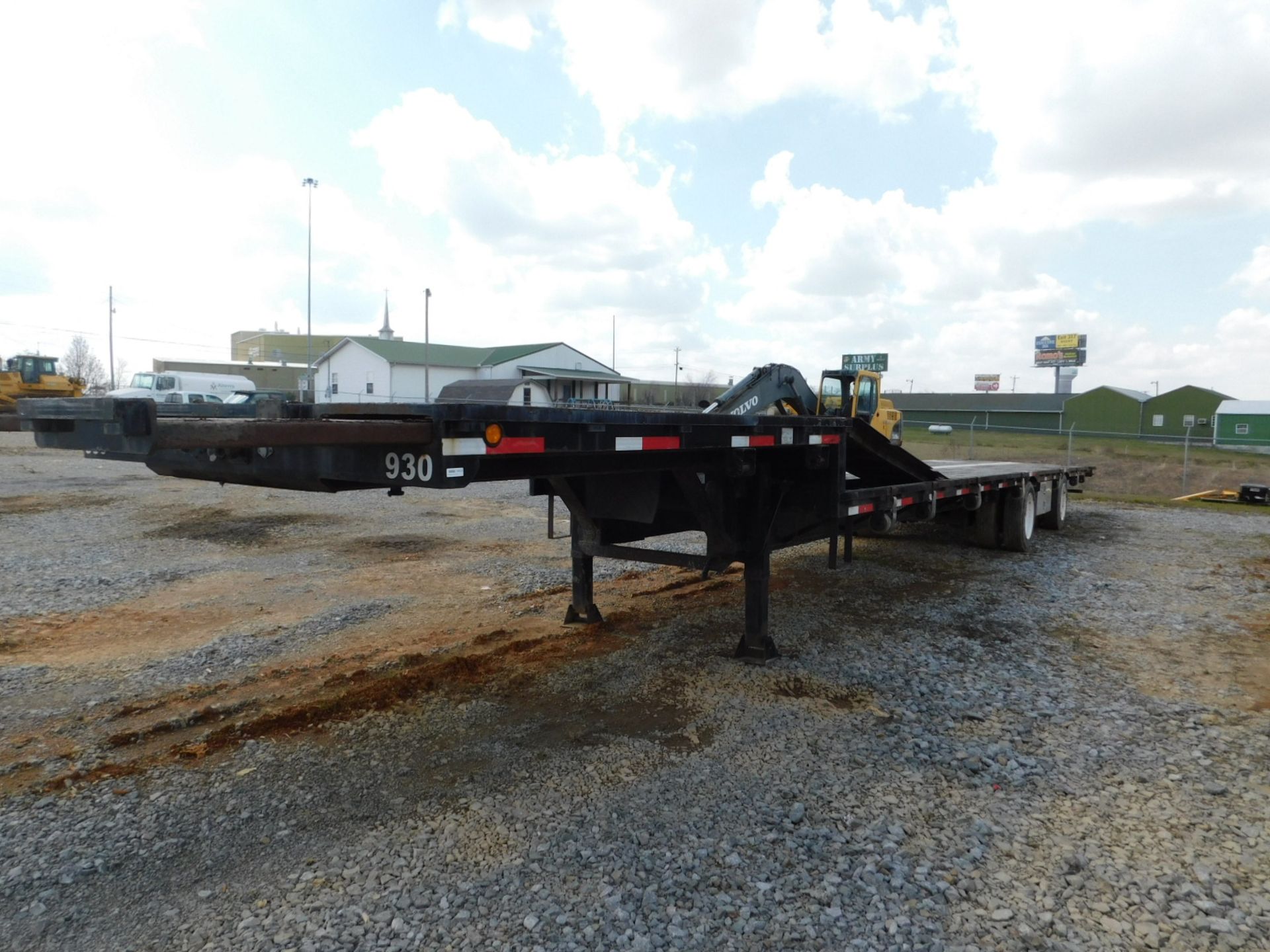 2009 Cherokee Step Deck Spread Axle Trailer, Ramps, Slide Extenders Front & Back, 53' x 102", 25,000 - Image 4 of 8