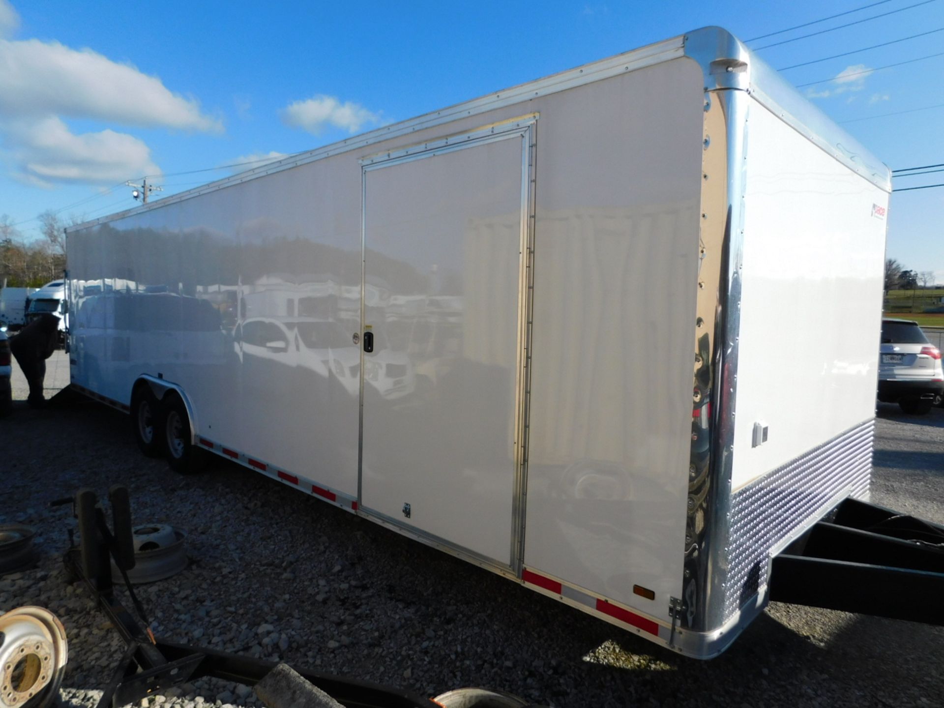 2016 Pace American 30' X 102" Enclosed Car Hauler, Heat and Air, 5000lb Super Winch, Cabinets, - Image 3 of 9