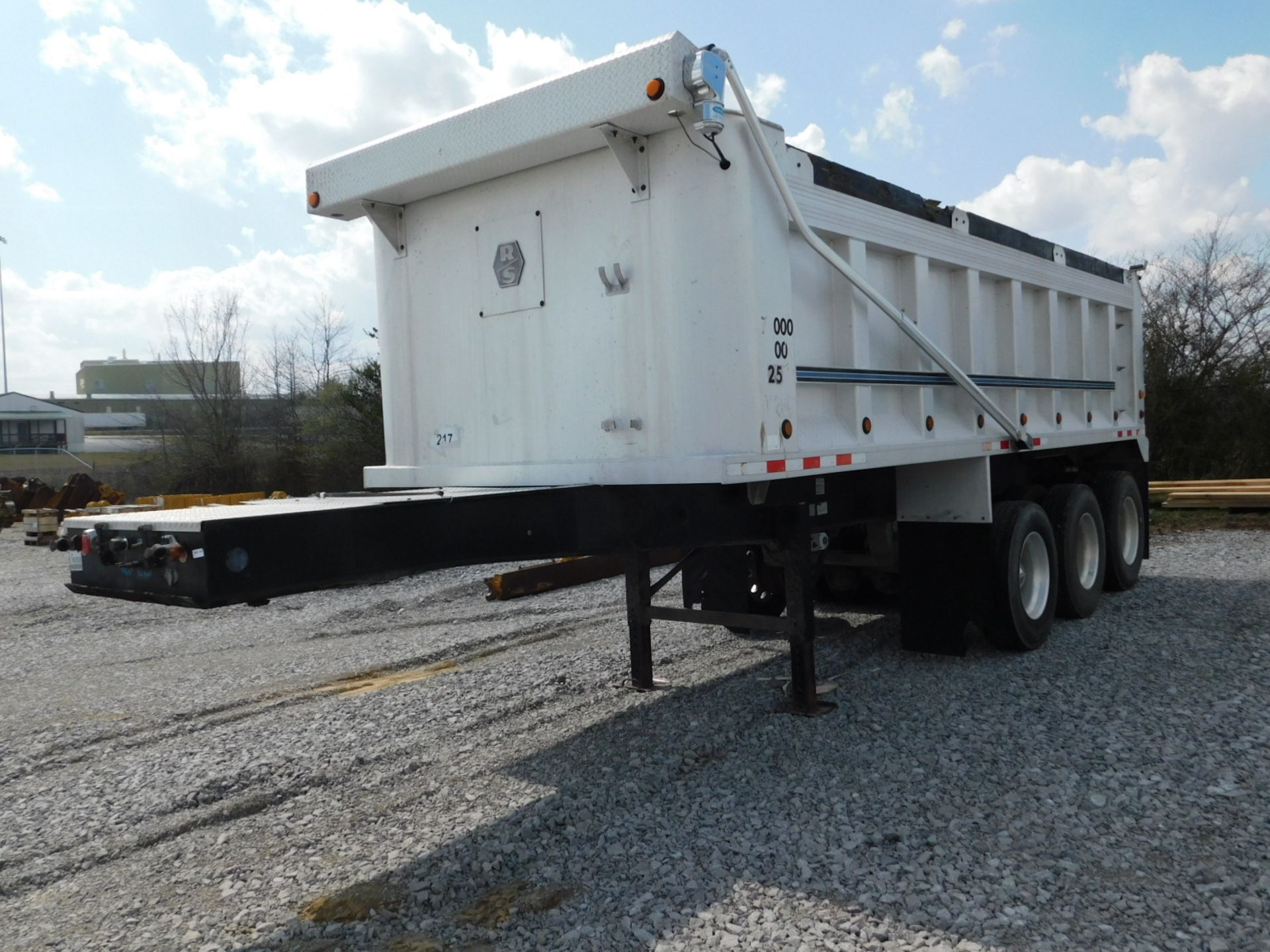 2004 RS Body Company 23' x 96" Aluminum Dump Trailer, Mdl. 7418622009646, Tandem Axle w/Bogey - Image 2 of 7