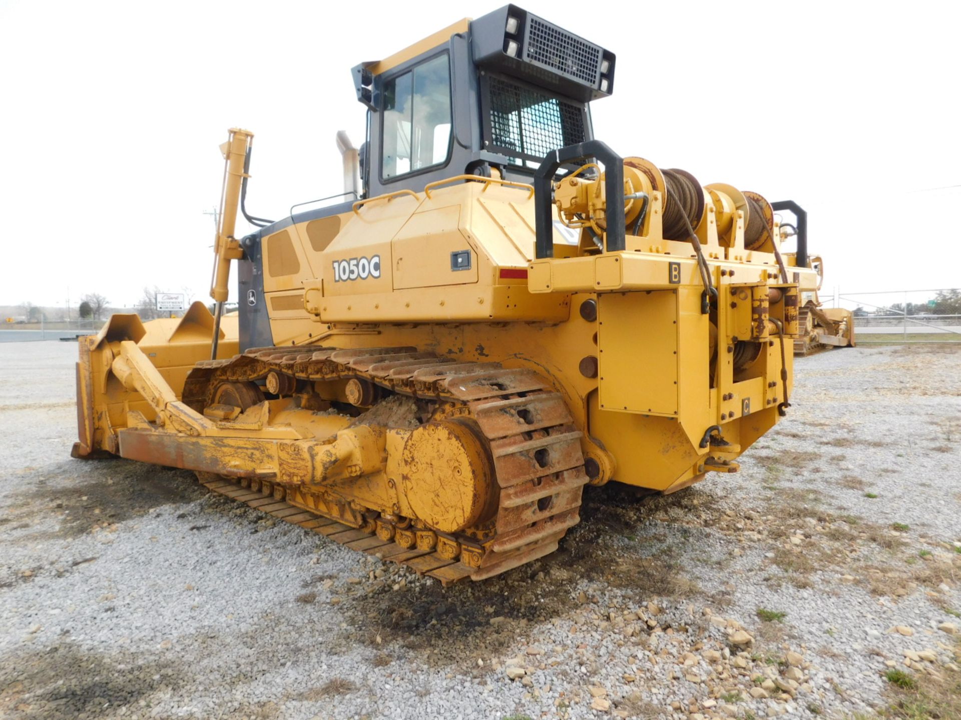 2003 John Deere 1050C Crawler Dozer, EROPS, Heat/Air, 4 Way Blade, 3 Hyd. Winches, 5401hrs, sn. - Image 4 of 7