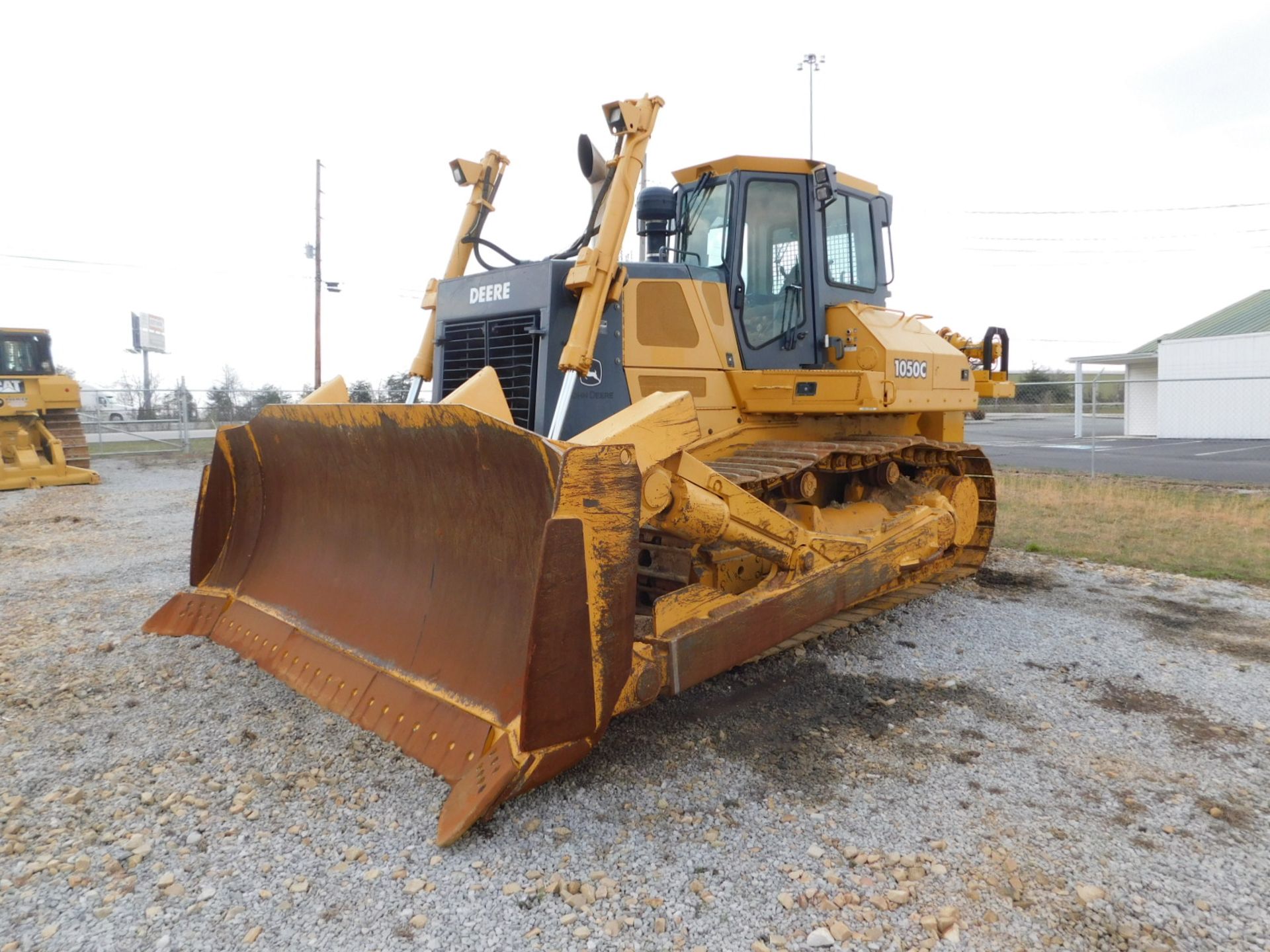 2003 John Deere 1050C Crawler Dozer, EROPS, Heat/Air, 4 Way Blade, 3 Hyd. Winches, 5401hrs, sn.