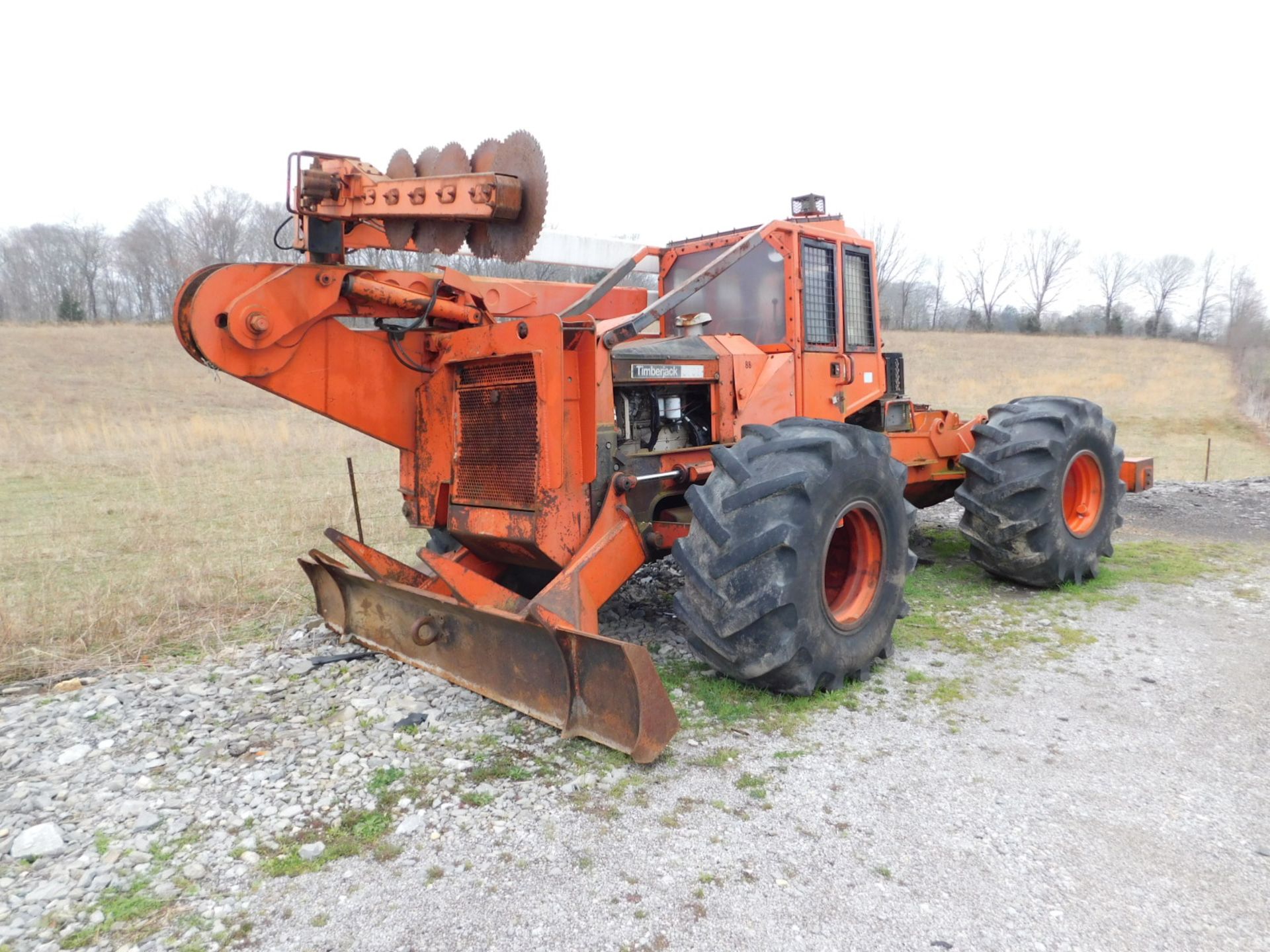 Timber Jack 380B Tree Trimmer, EROPS, Forestry Kit, 5.9 Cummins, Heat and Air, SN AC2484 (Located at