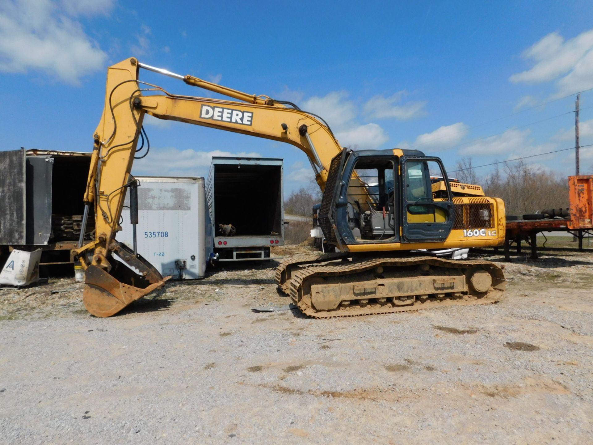 John Deere 160C LC Excavator, Heat and Air, 46' Bucket, Hyd Thumb, 5615hrs, sn 044532 (Item - Bild 2 aus 4