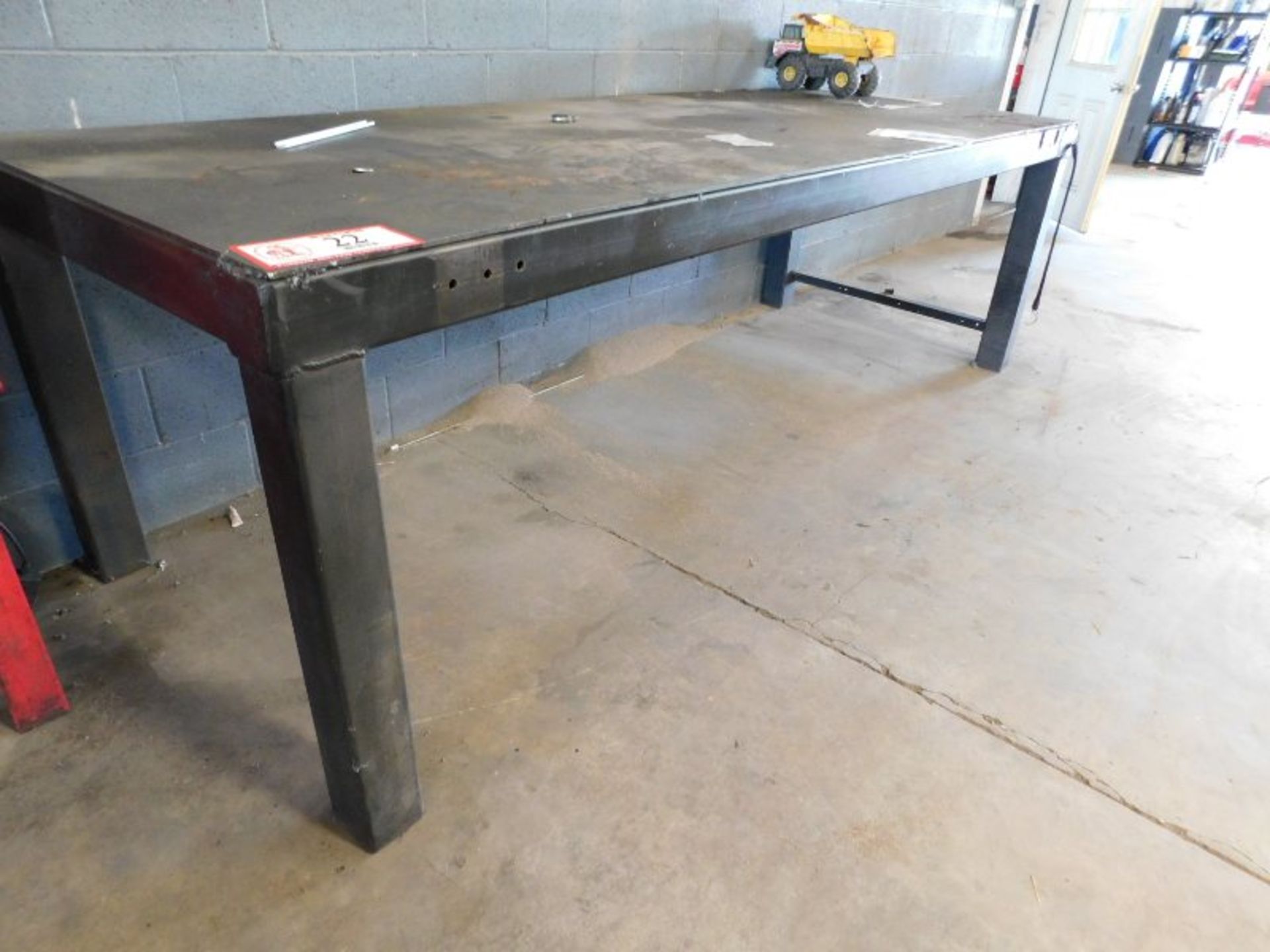 Custom Built Metal Table, 42" X 102"