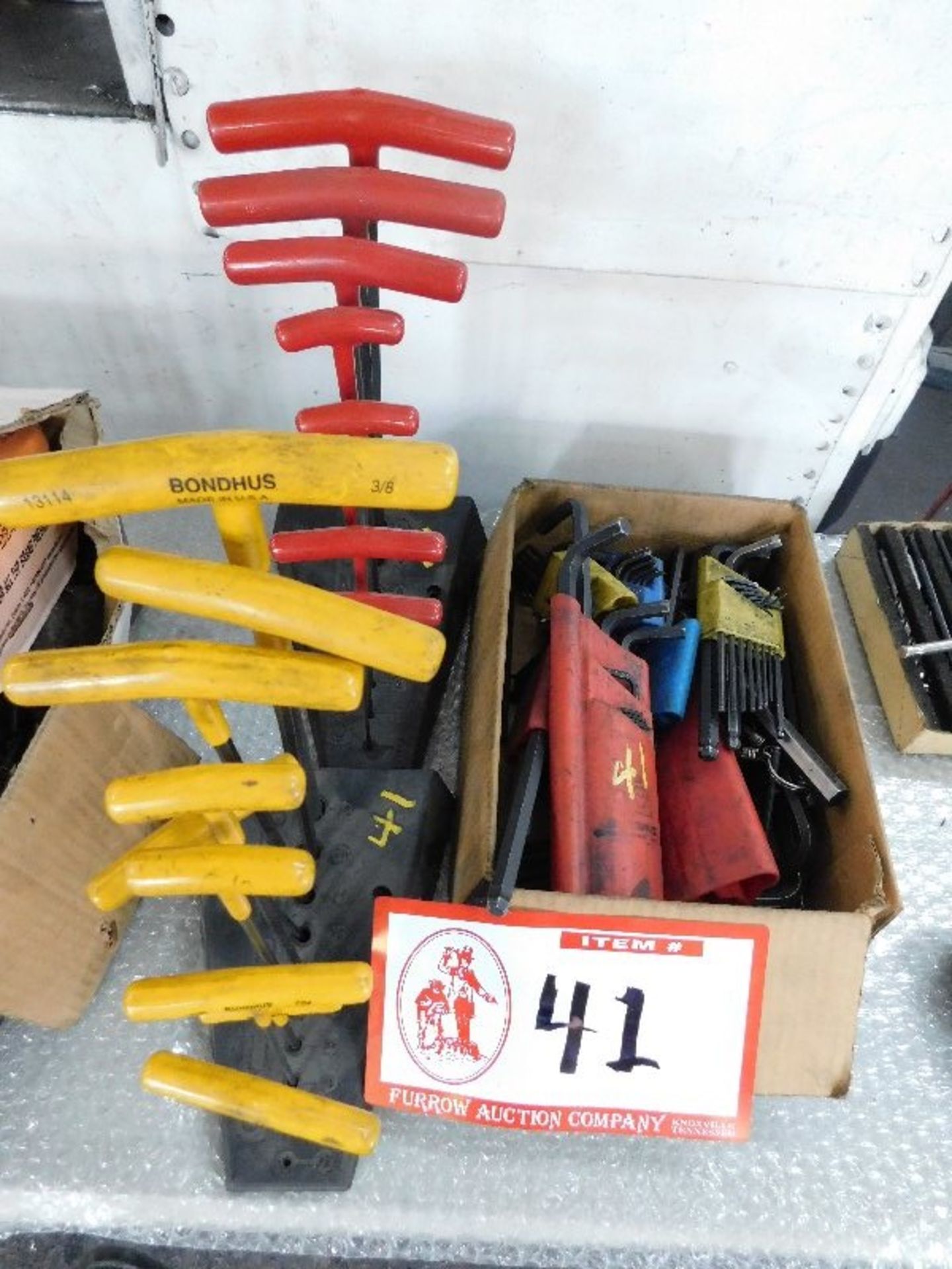 (2) Sets T-Handle Allen Wrenches, Metric, SAE, Various Allen Wrenches