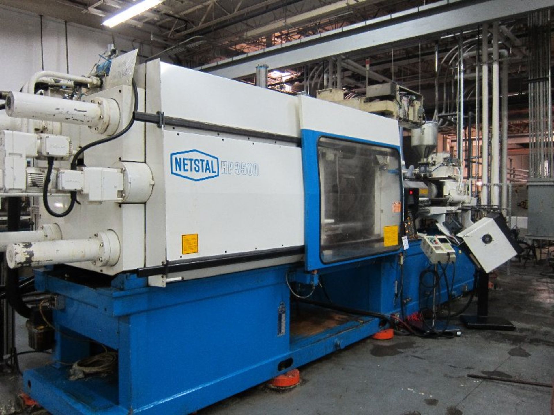 Netstal 330-Ton, 34.2oz Mdl HP3000 High Speed Injection Molder, W/Accumulator, Manufacture 1993, S/N - Image 7 of 7