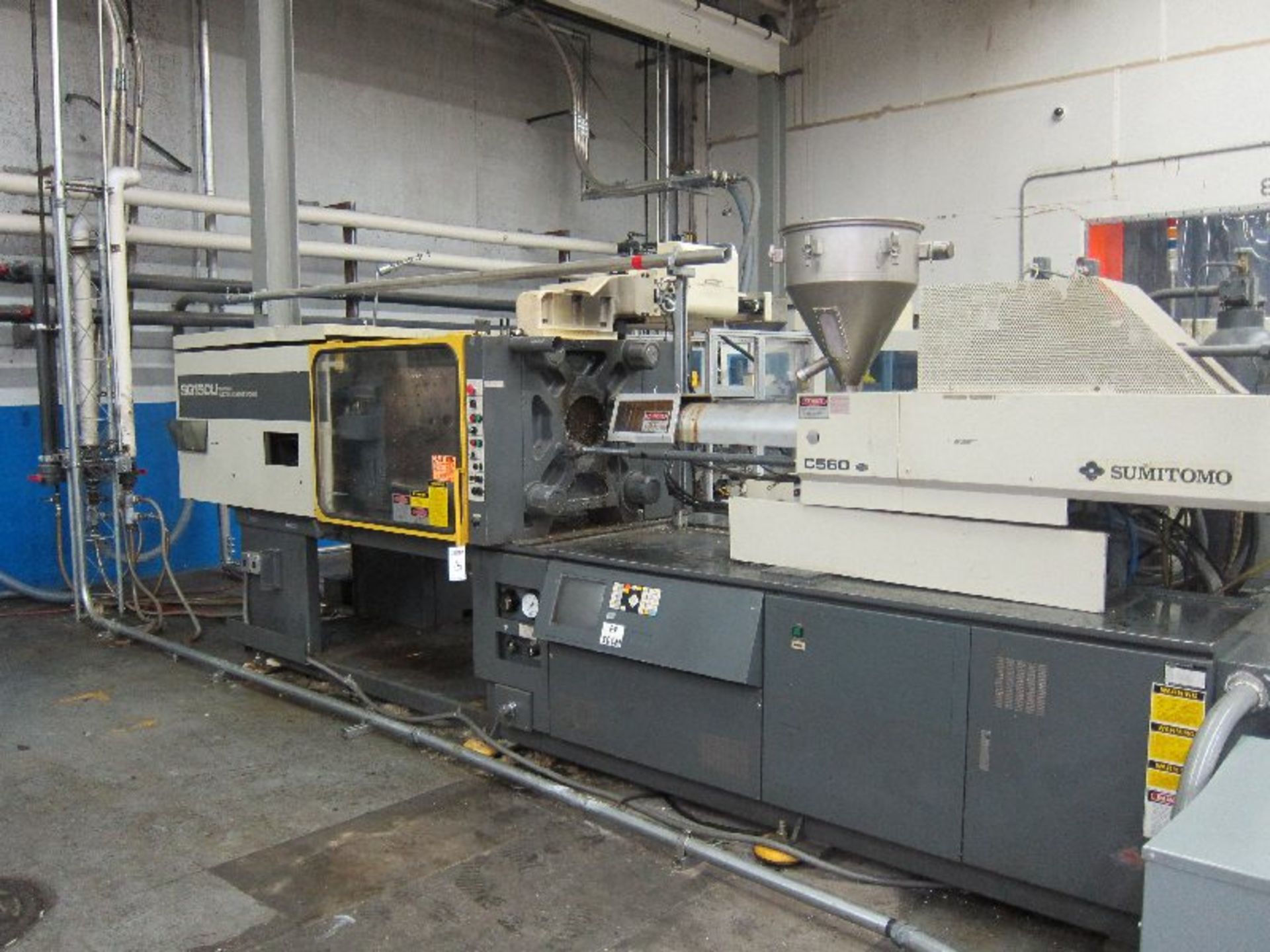 Sumitomo 150-Ton, 8.5oz Mdl SG150U Injection Molding Machine,(1991) S/N M0HT8327 - Image 2 of 5